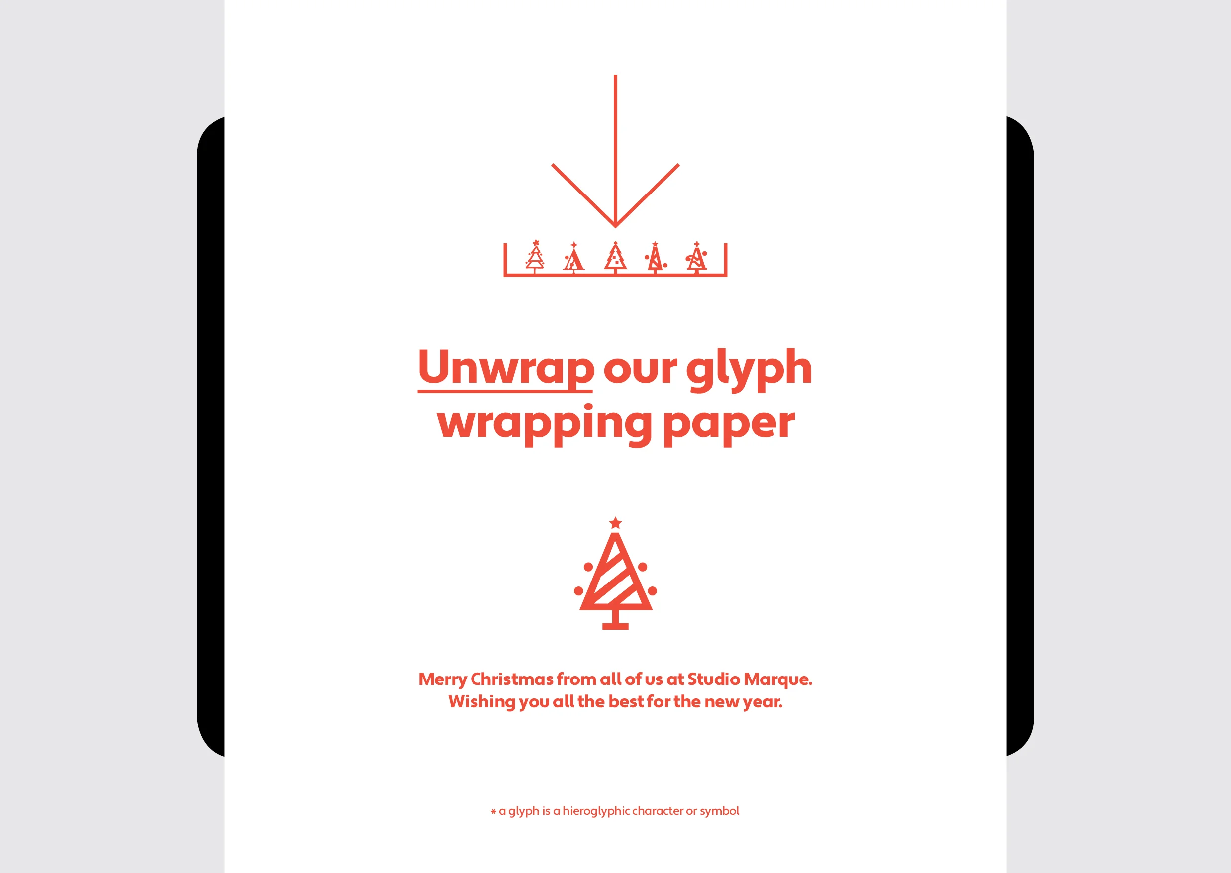 Unwrap our glyph wrapping paper
