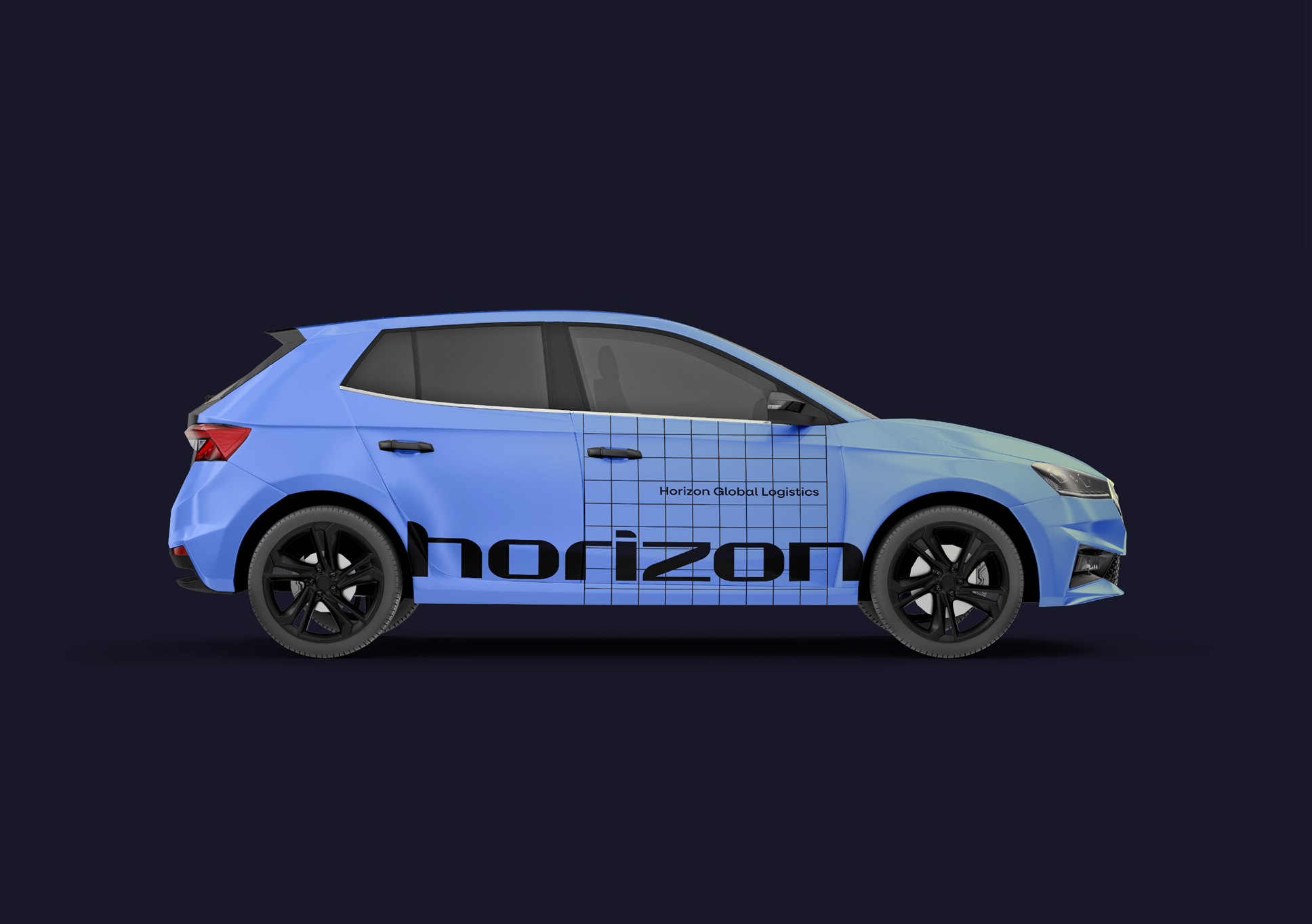 Horizon car wrap branding