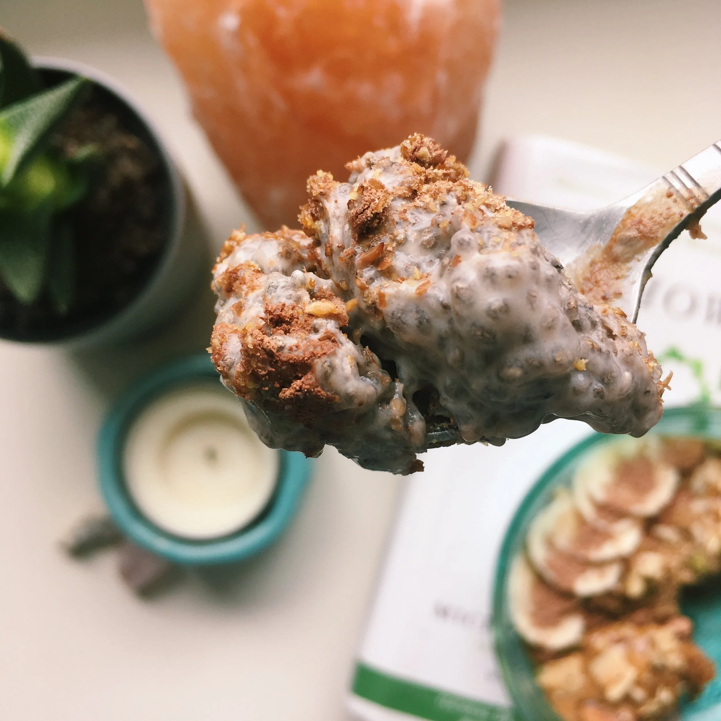 Chia pudding with coconut Kefir