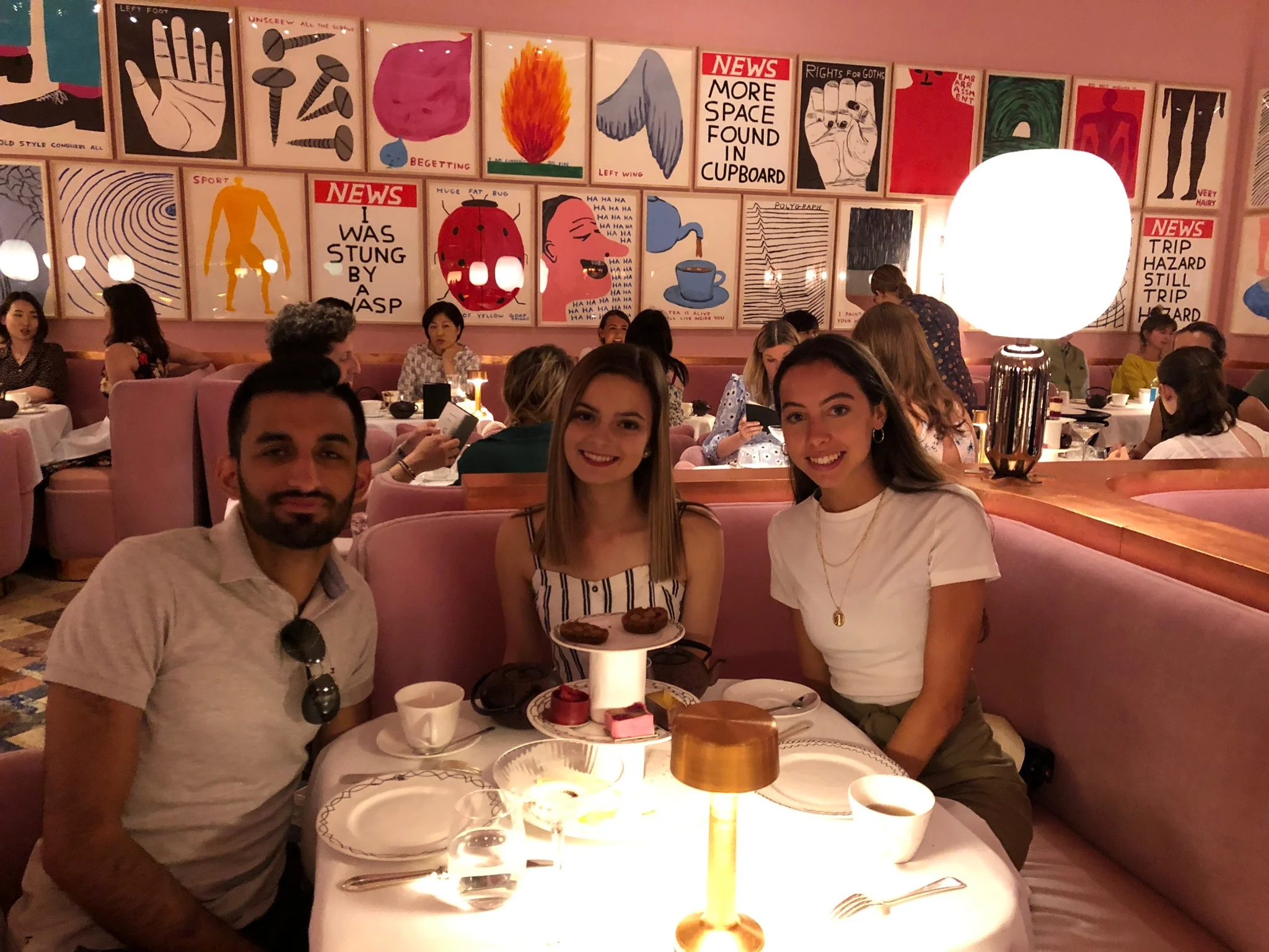 We ordered the plant-based High Tea option, which came with various desserts and mini sandwiches.