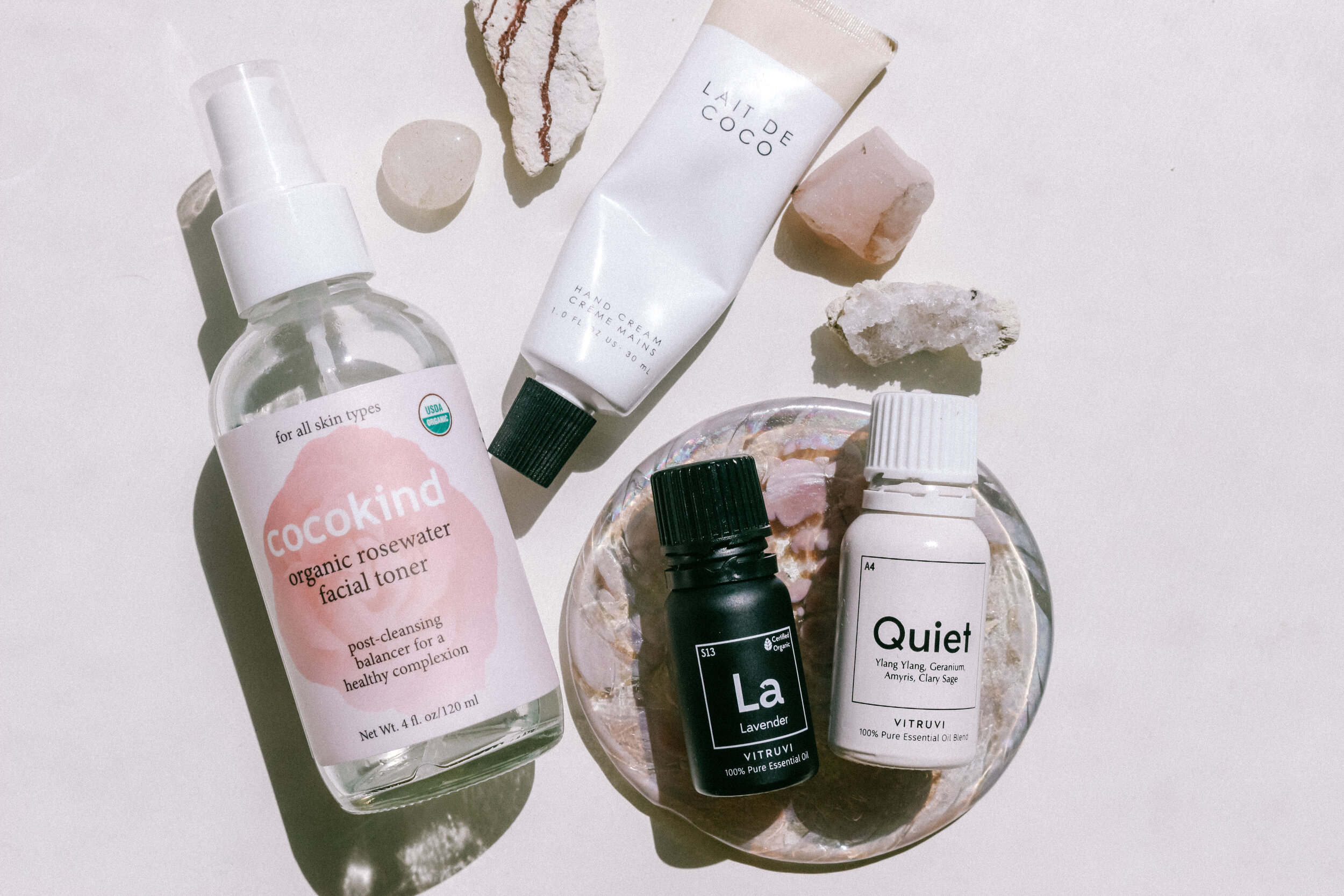 Love misting my face with organic rose water every morning and diffusing my favorite essential oils