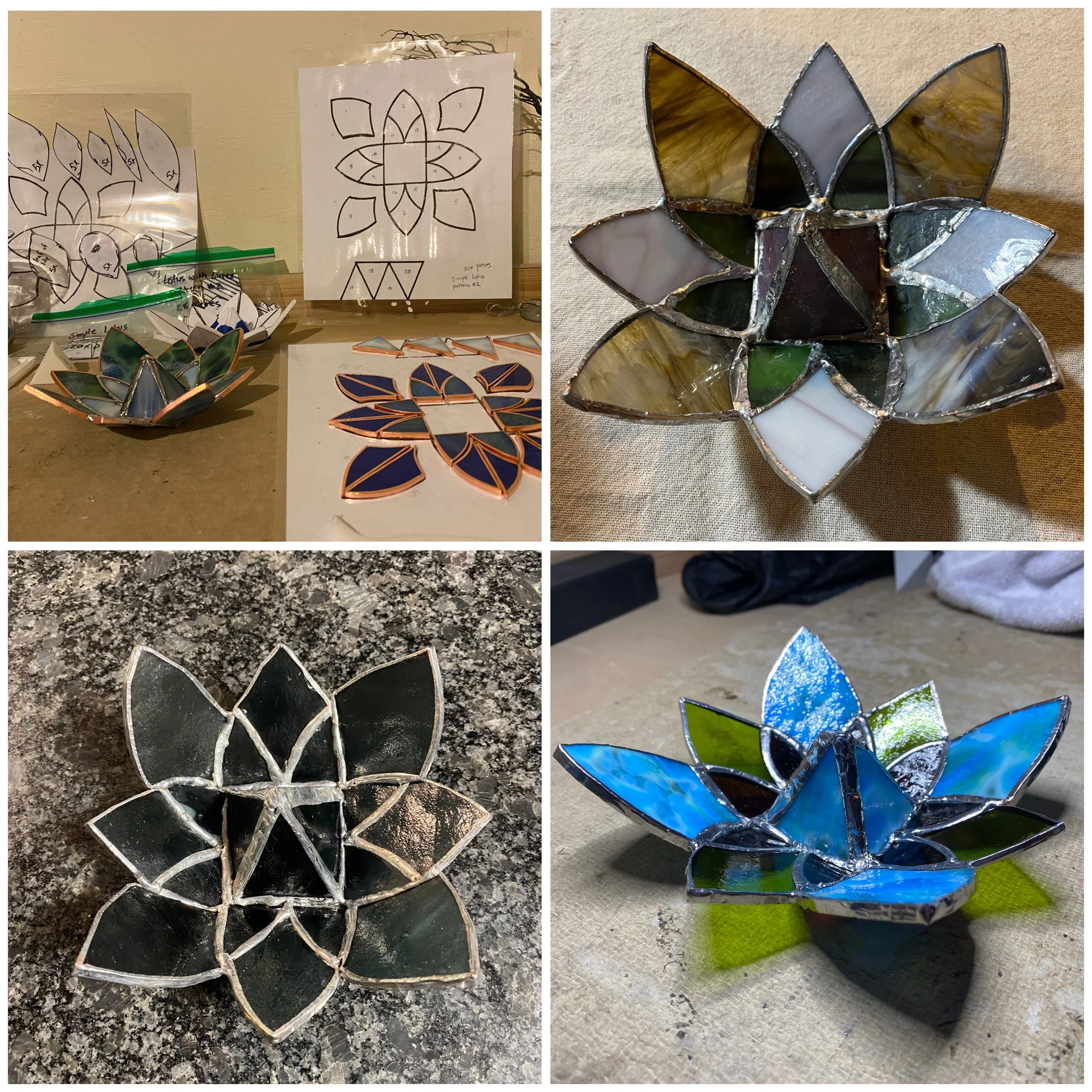 Stained Glass Lotus Class at Fisk Avenue! Part 1/2