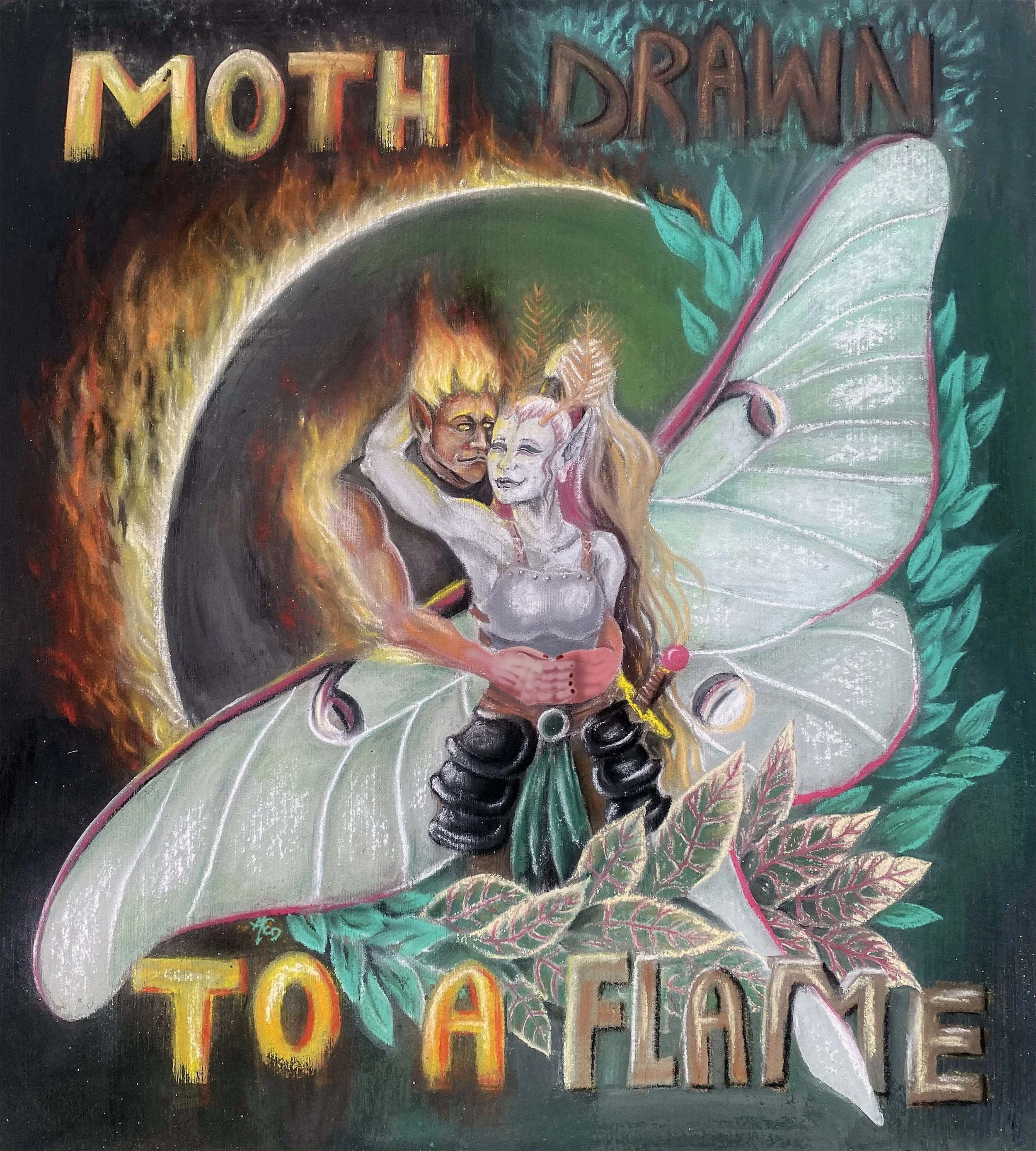 Moth Drawn to a Flame Edited Chalkfest 2025.jpeg