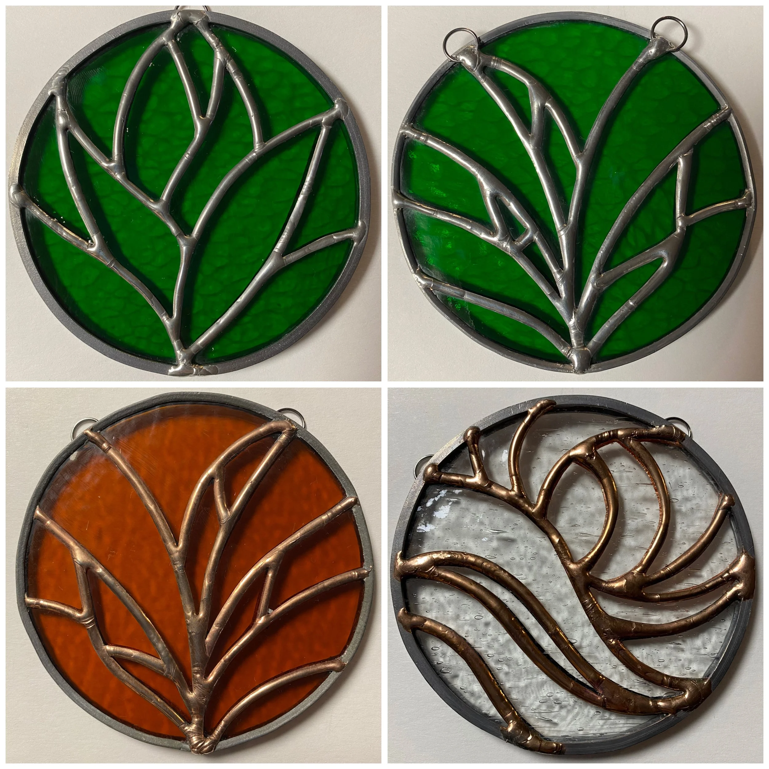 Stained Glass Mini Wall Medallions - Made to Order