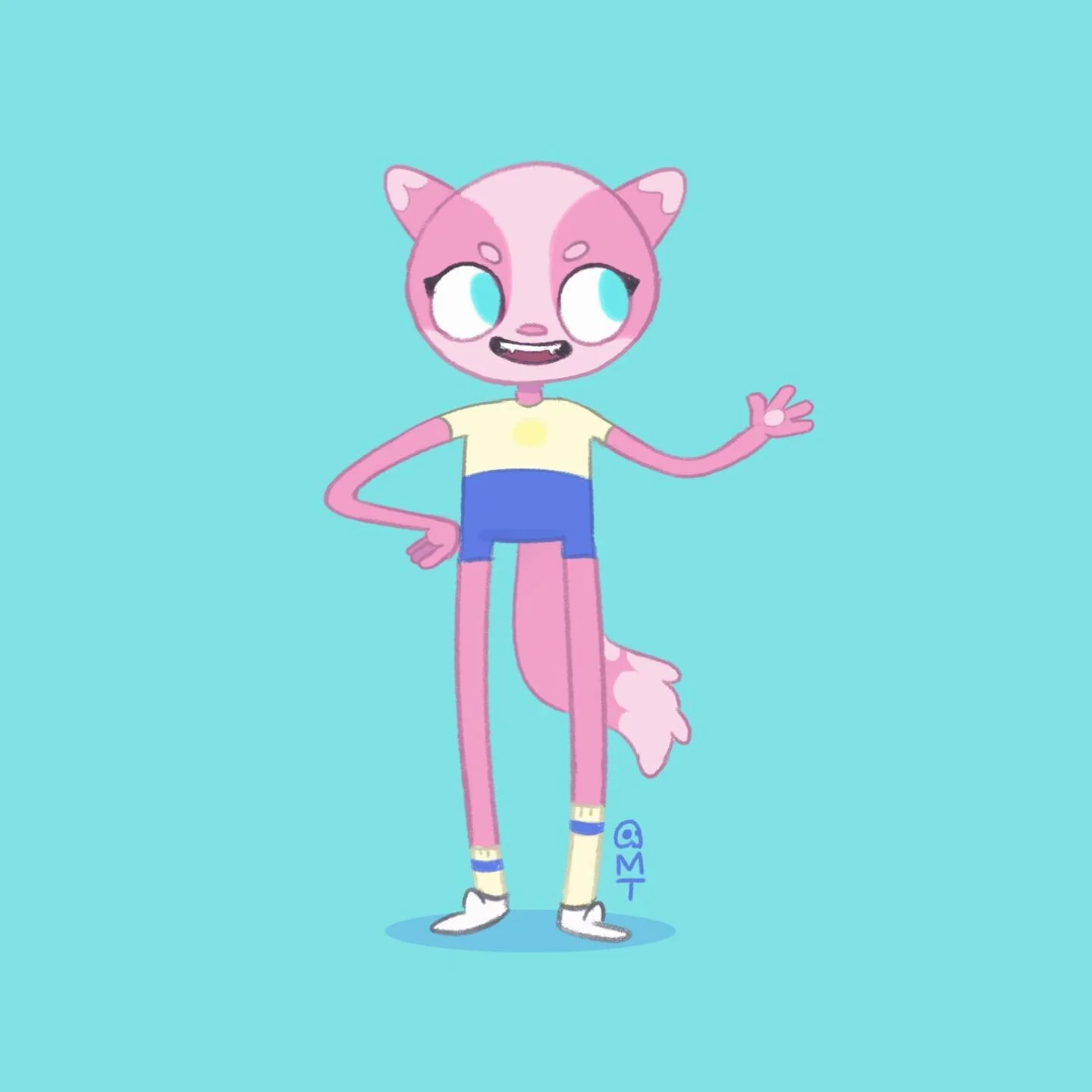 I want to practice animating more so Instead of doing that I designed a character 😅
.
.
. #characterdesign #illustration #animationdesign #digitalart #cute #artistsoninstagram