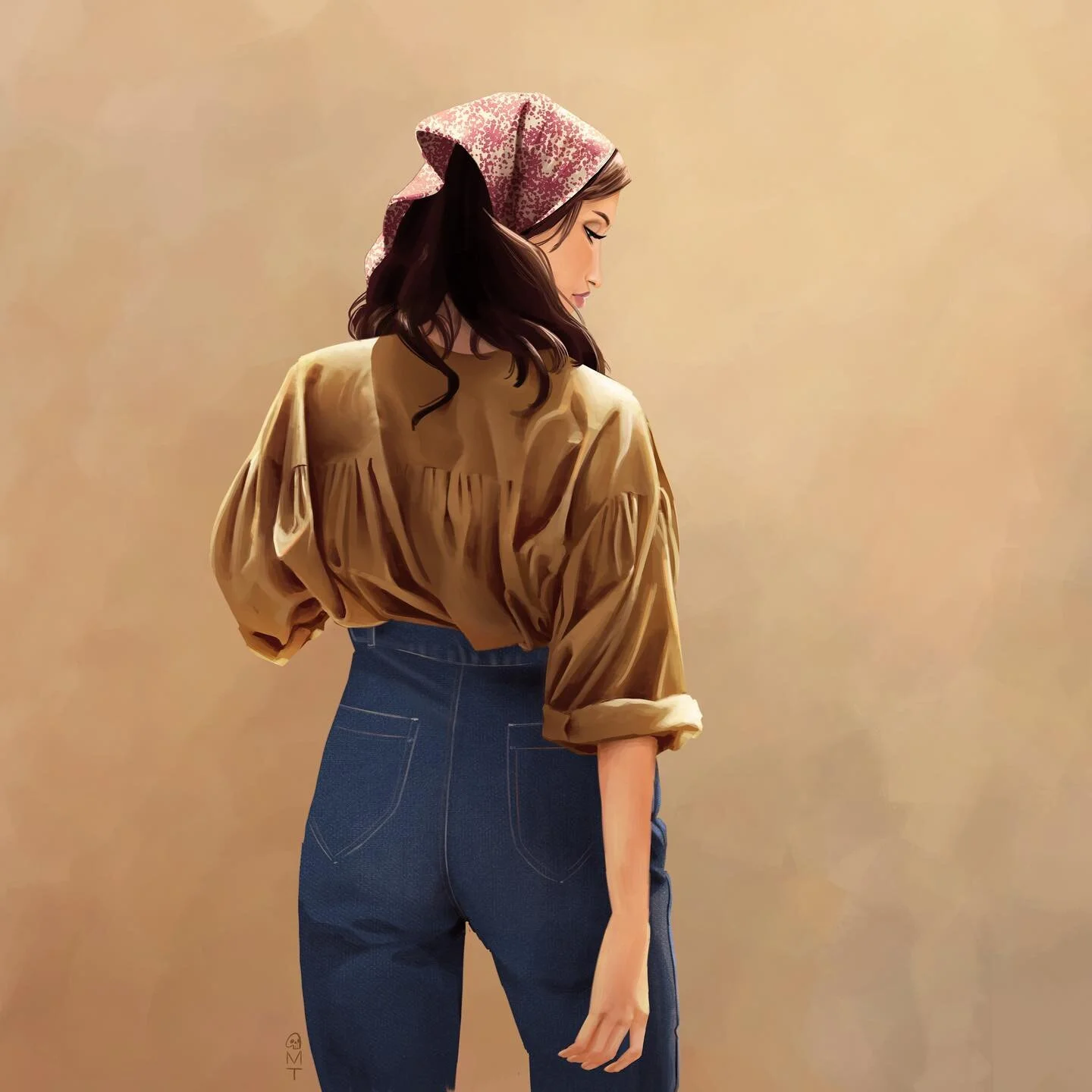 I like doing studies. I&rsquo;m trying to get better at fabric 🙂
.
.
.
.
.
#artistsoninstagram #illustration #digitalart #painting #art