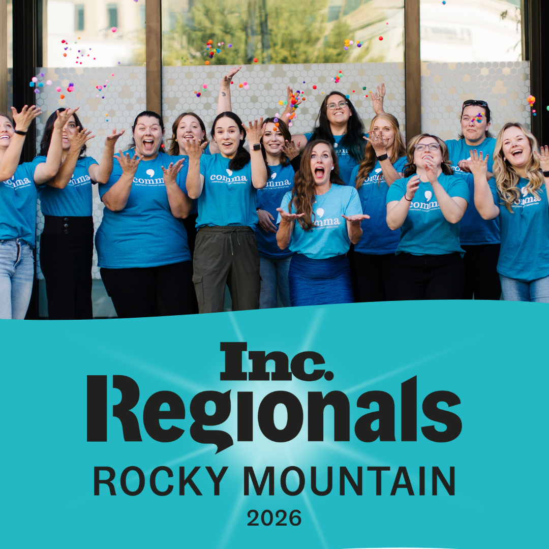 Inc. Magazine Names Comma Copywriters on the 2026 Inc. Regionals List