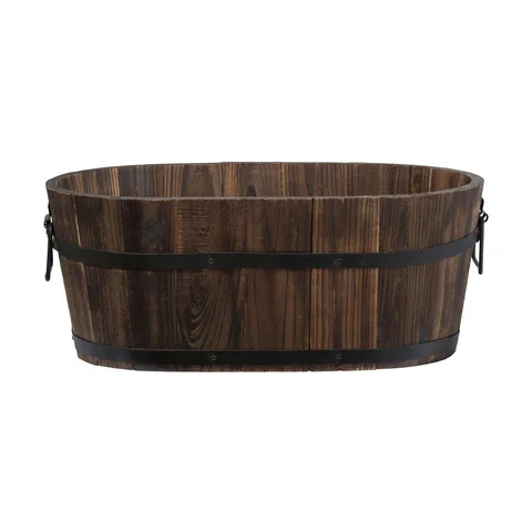 Barrell Planter Price: $8.00 Qty: 2