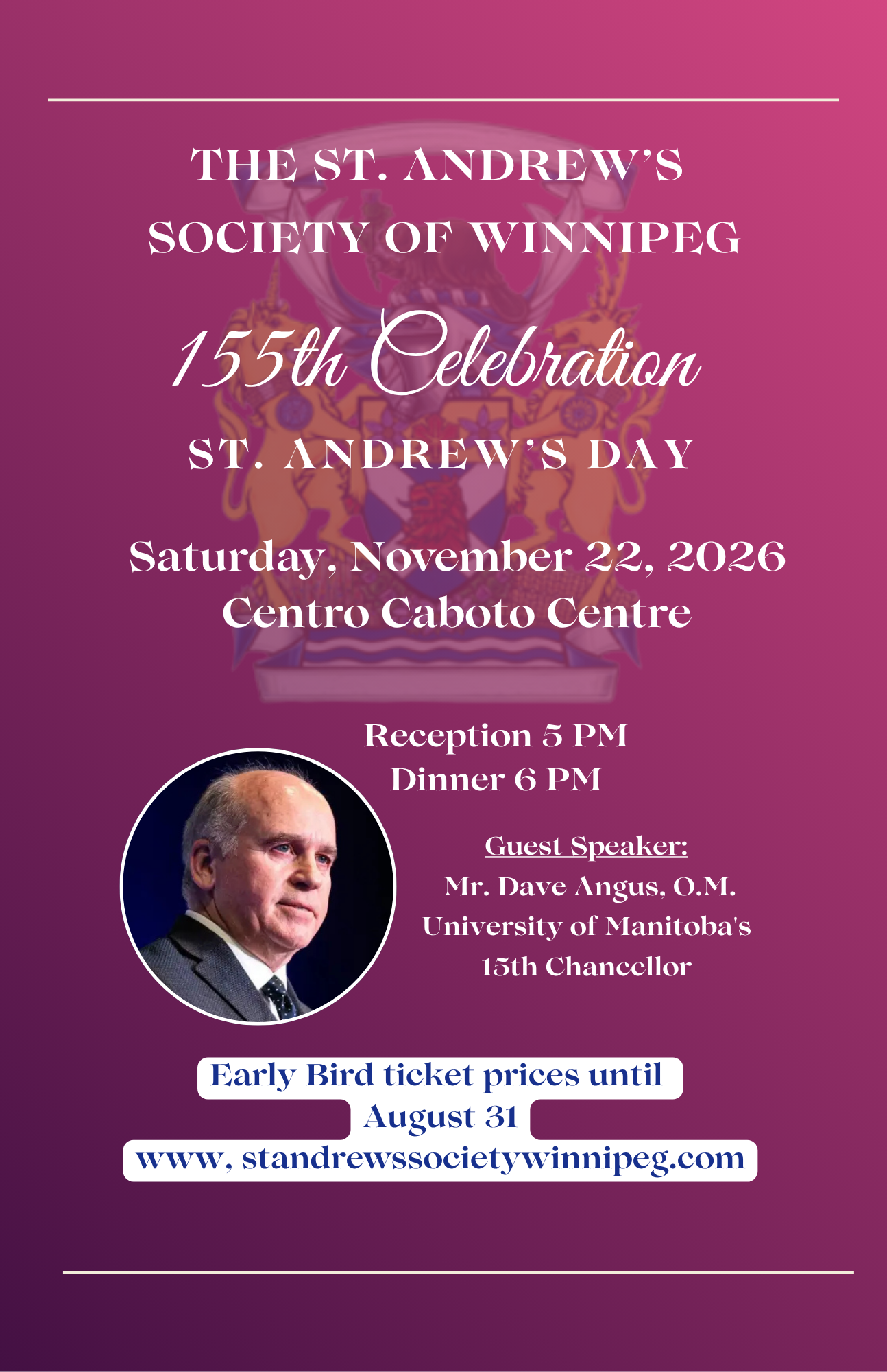 155th Celebration of St. Andrew's Day