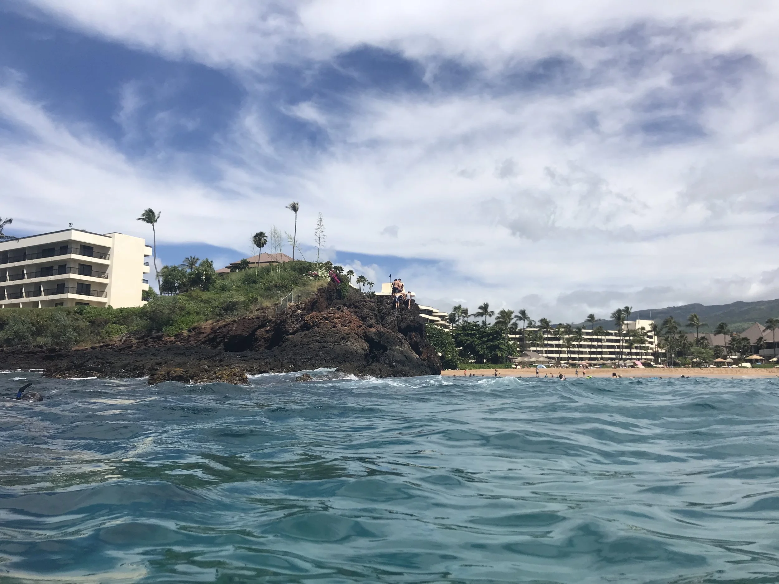 Black Rock at Kaanapali Beach - best for snorkeling