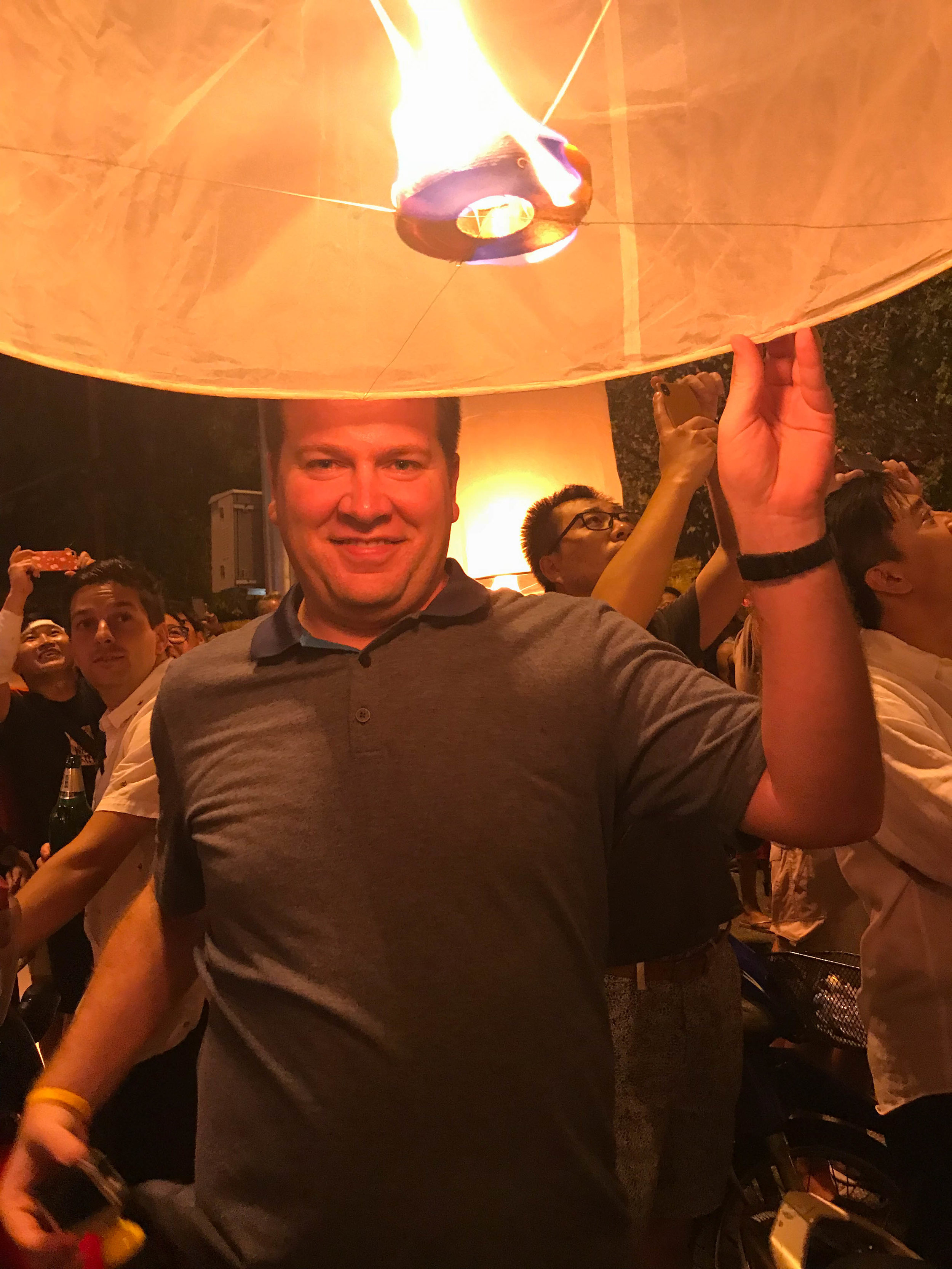 New Years Eve Lanterns in Chiang Mai Thailand