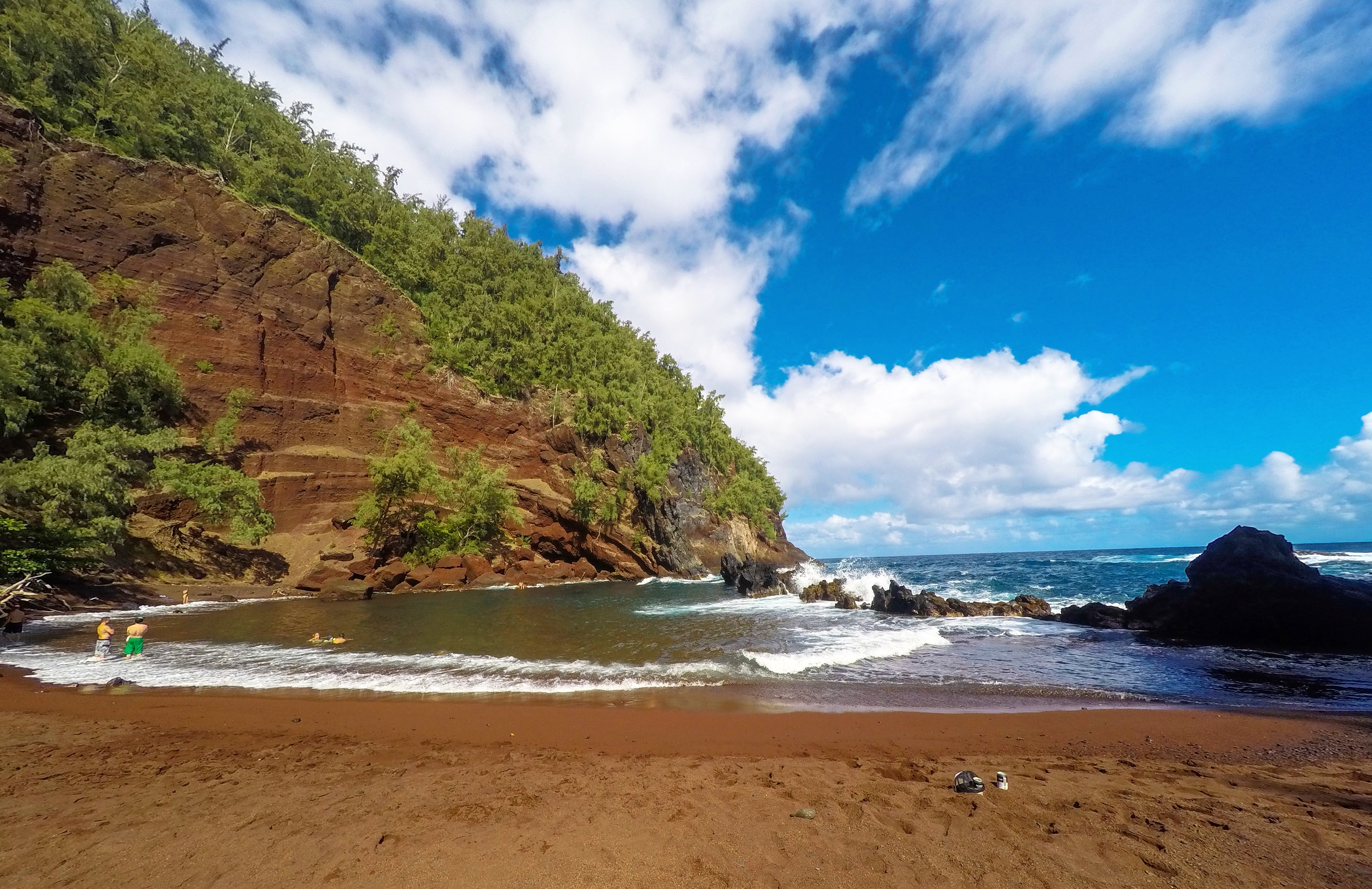 Copy of Road to Hana Stops - Red Sand Beach - Things to do in Maui, Hawaii