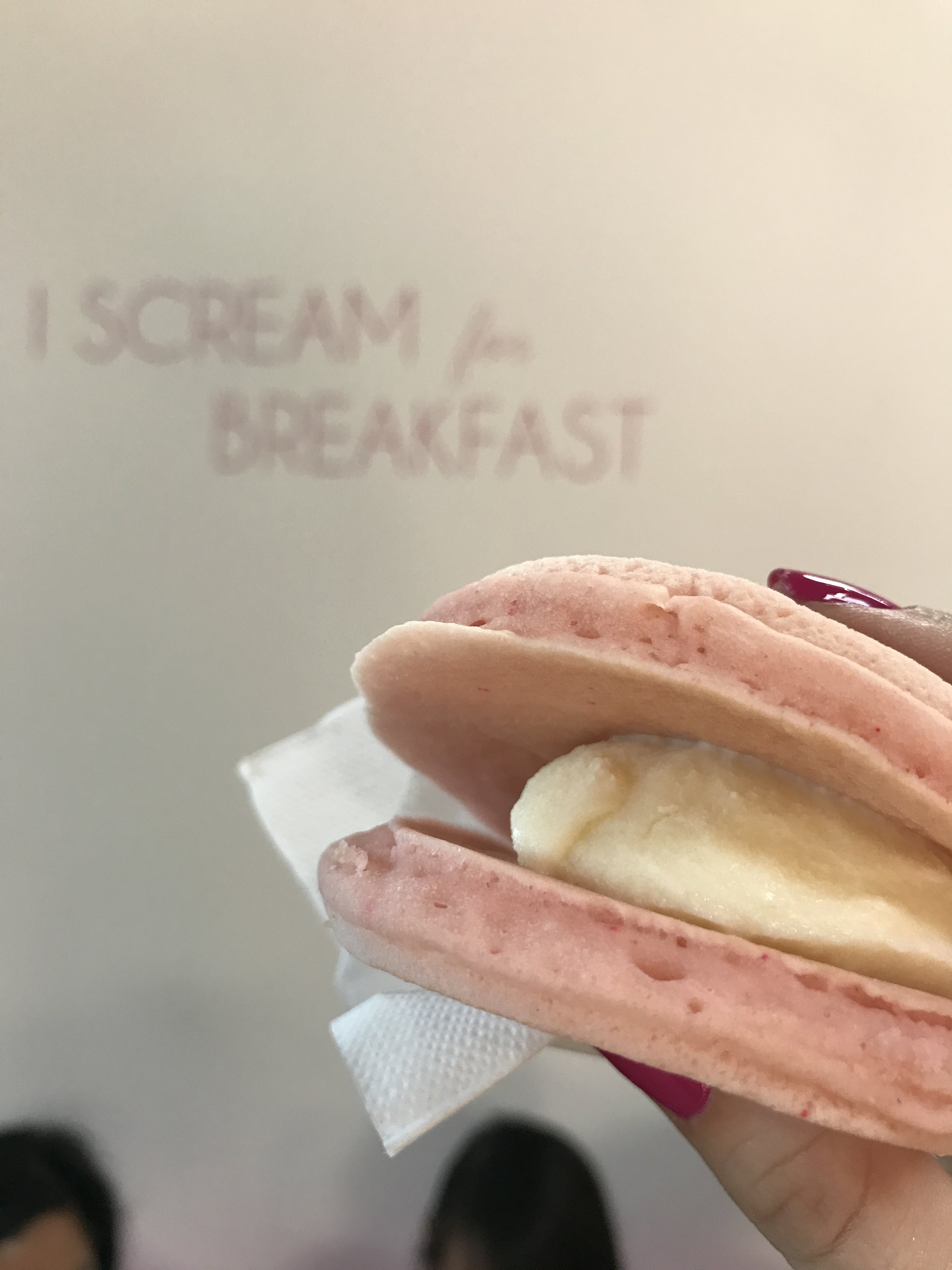 Ice Cream Museum Los Angeles I Scream for Breakfast pancakes