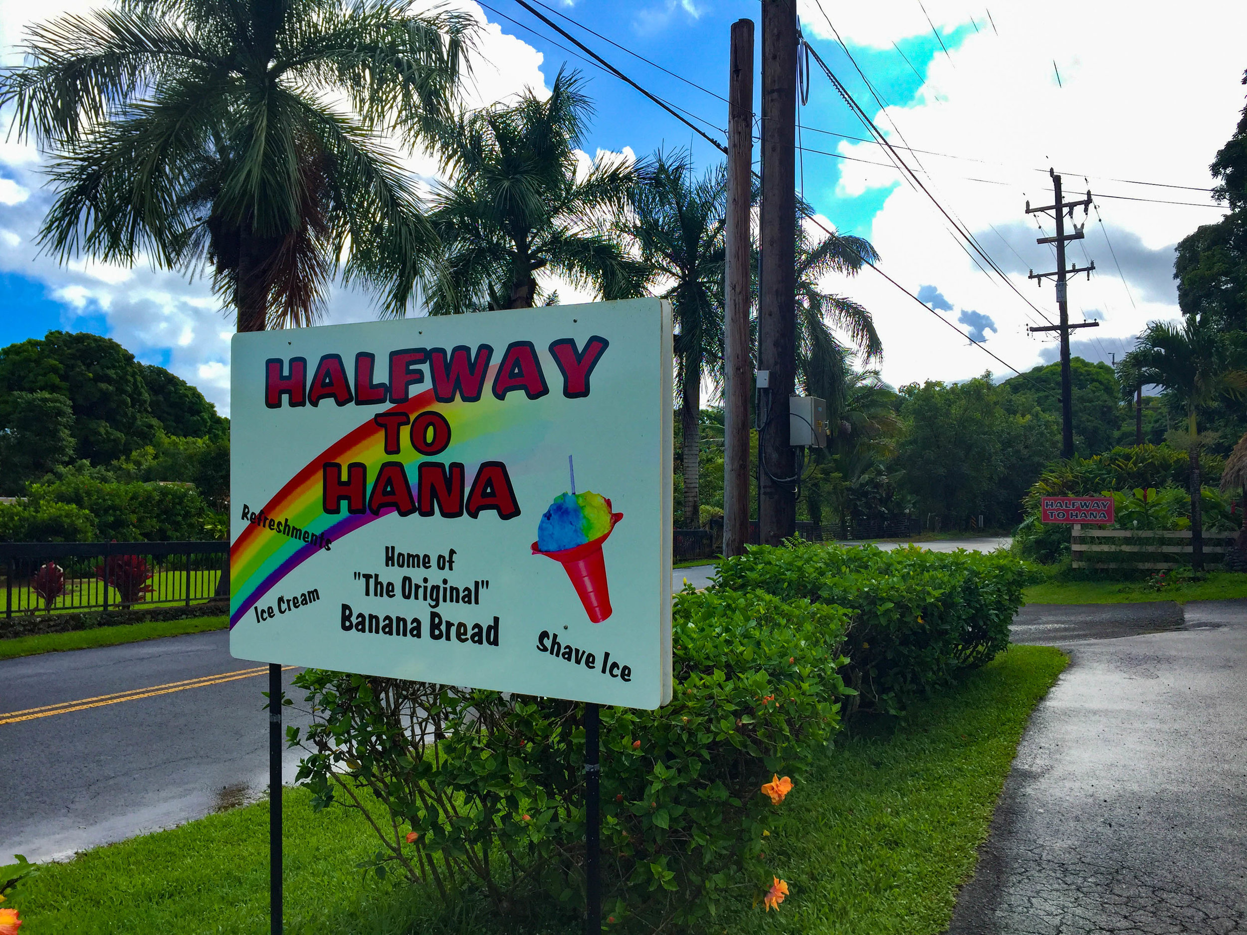 Halfway to Hana - Banana Bread and coffee stand