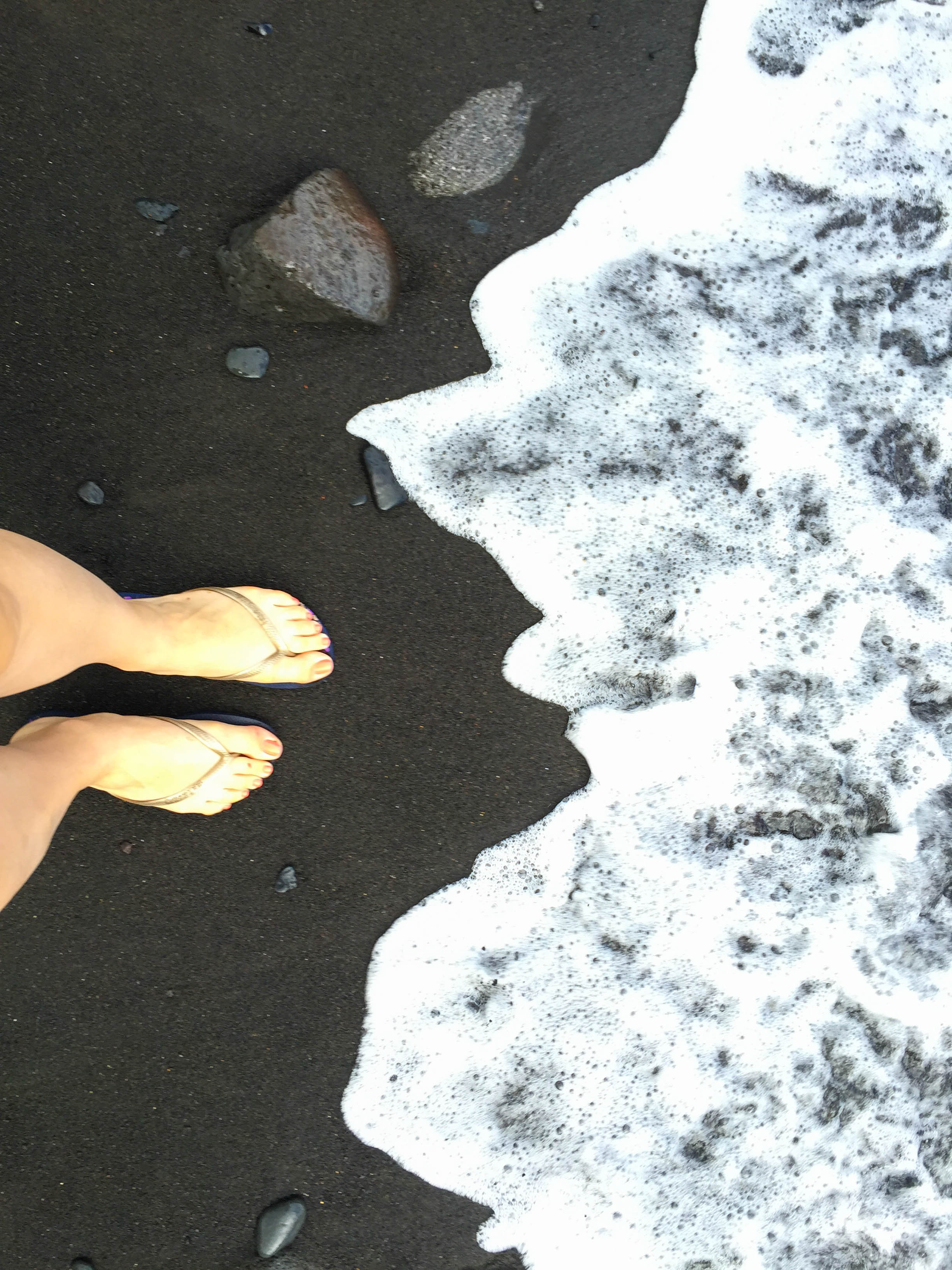 Road to Hana - Maui Hawaii, Black Sand Beach (Copy)