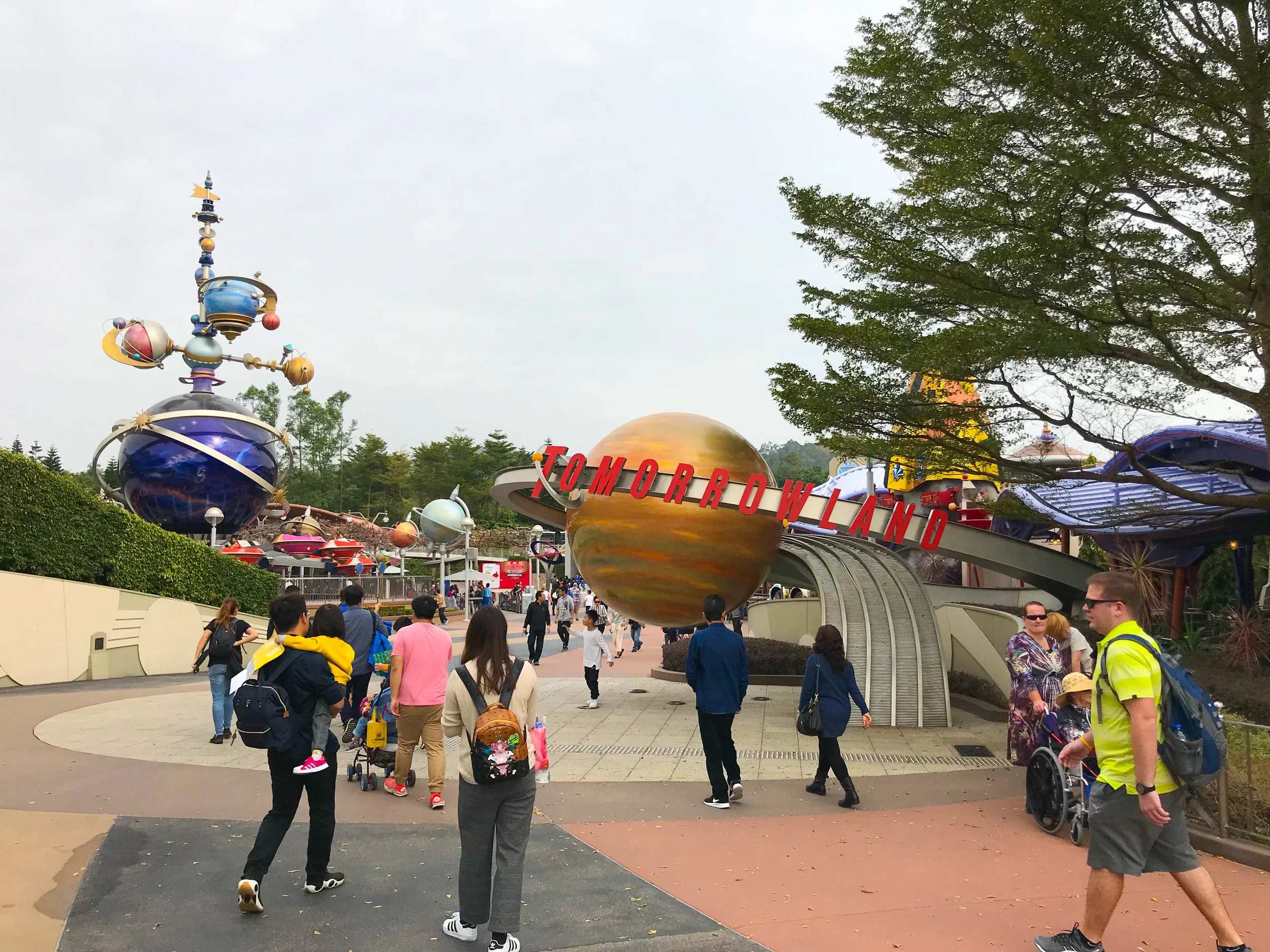 Tomorrowland Entrance - Hong Kong Disneyland