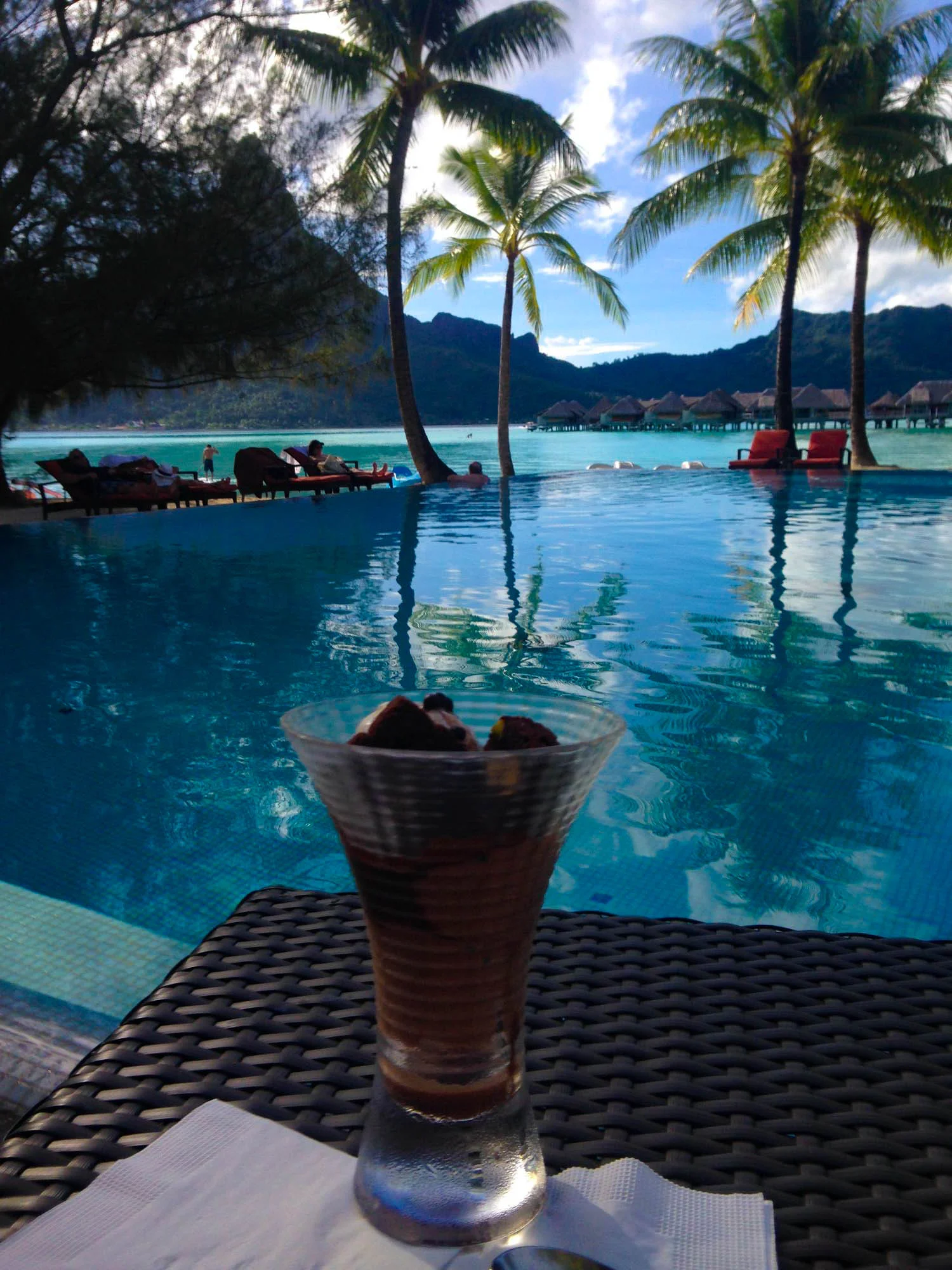 ICE CREAM AT THE POOL