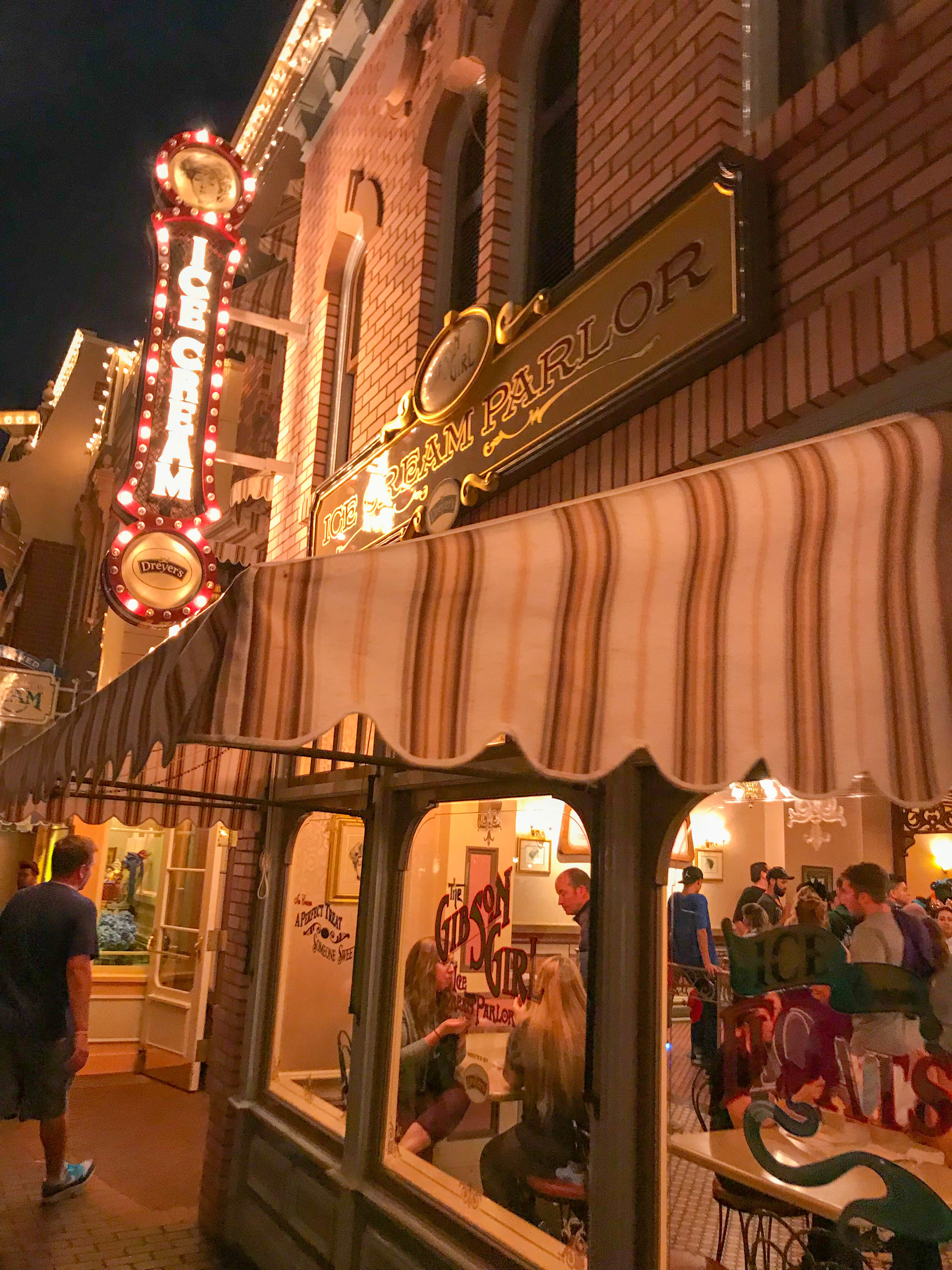 Gibson Girl Ice Cream Parlor Disneyland Main Street (Copy)