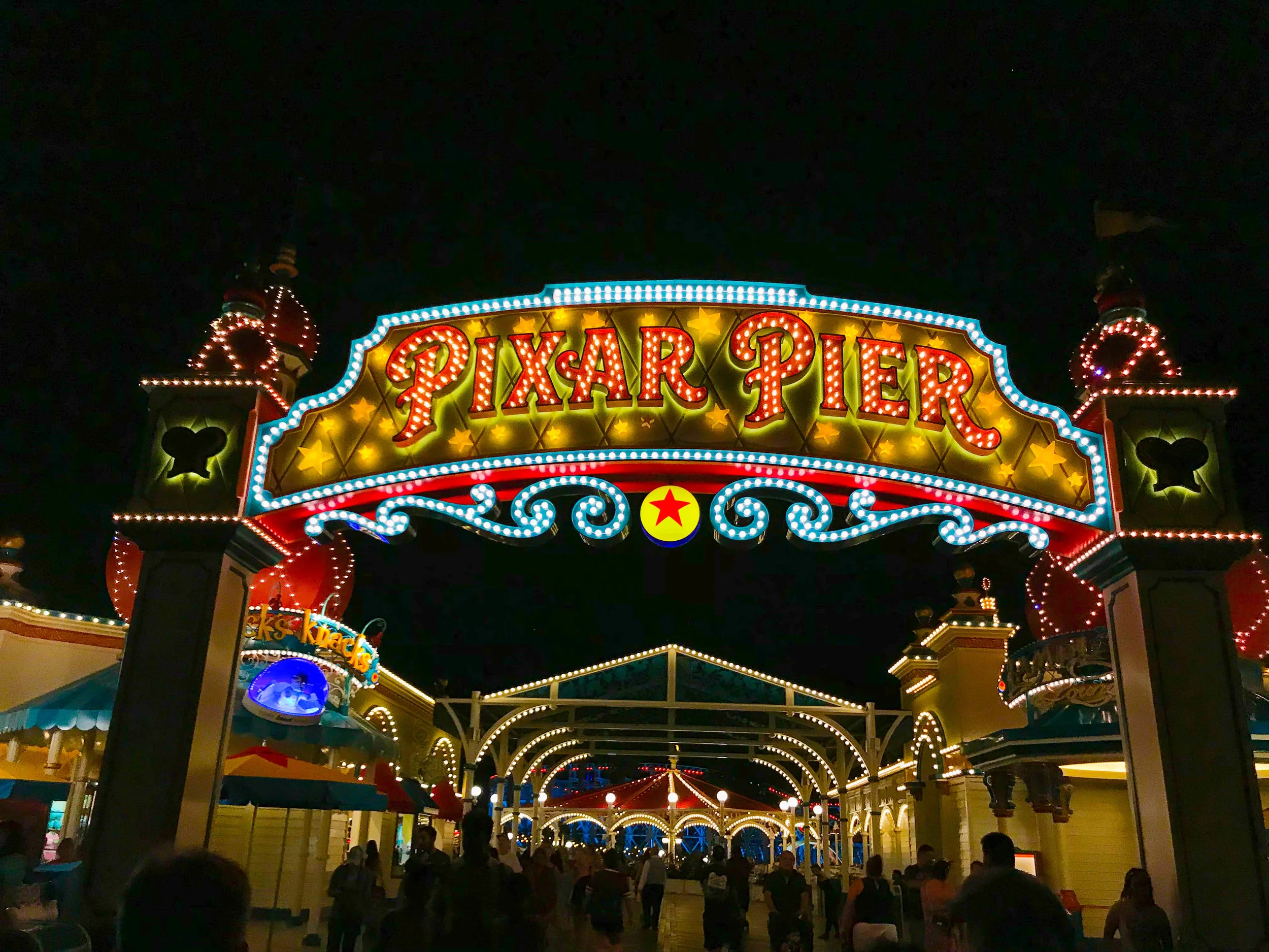 PIXAR PIER ENTRANCE - AFTER