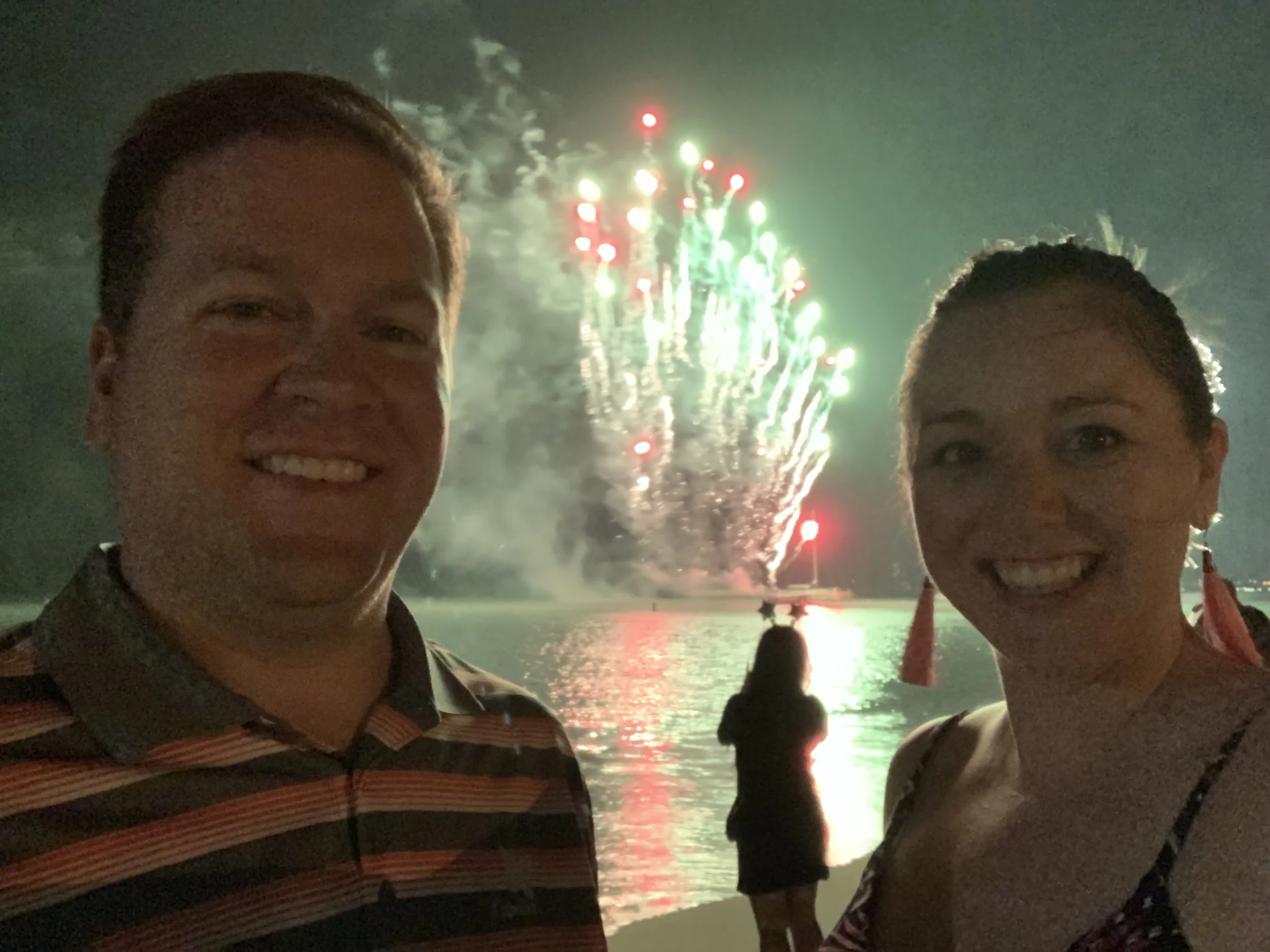 New Years Fireworks in Aruba