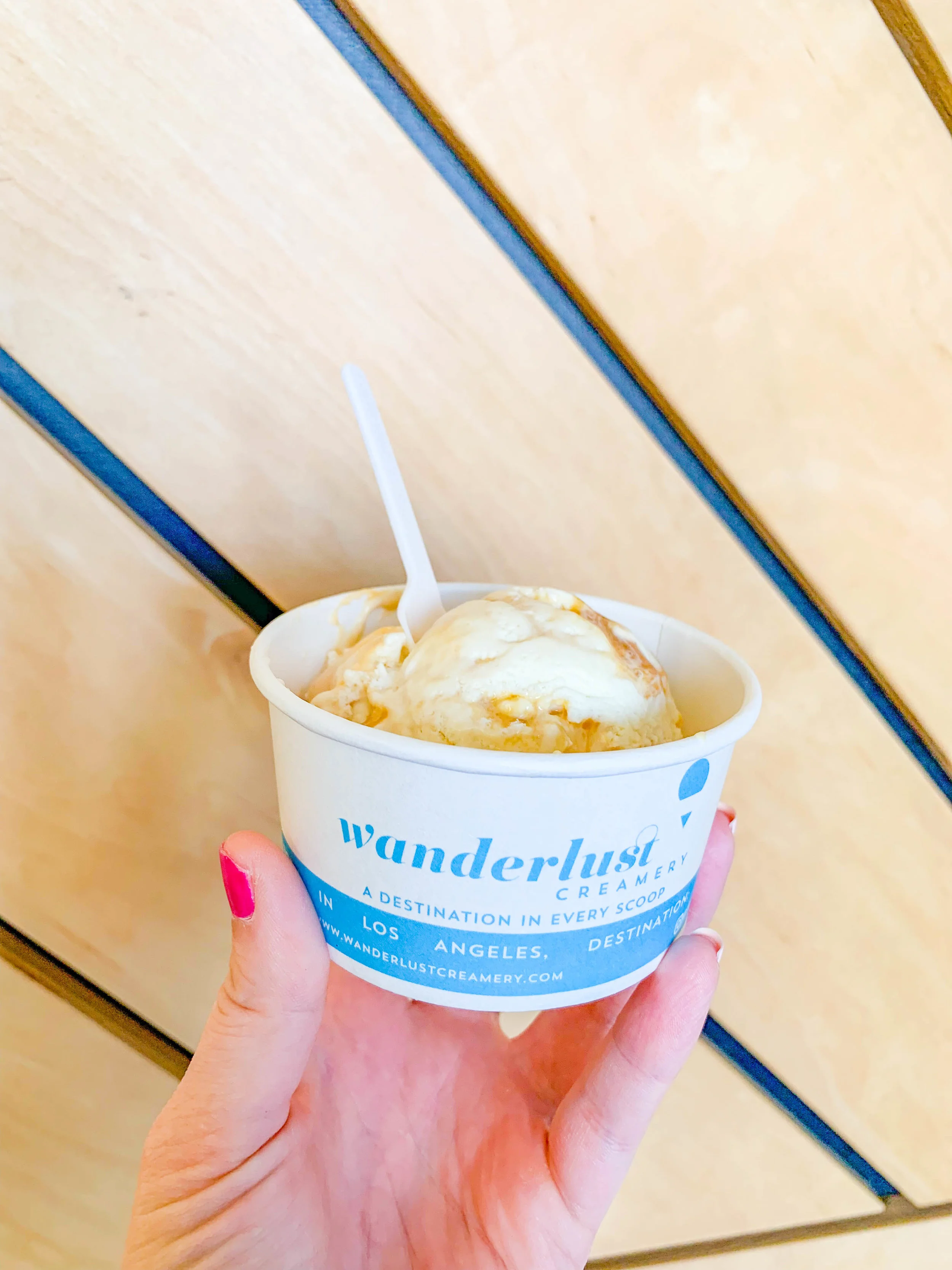 Winter is Here - Oatmeal ice cream swirled with a housemade honey caramel spiked with 10 year Islay scotch.