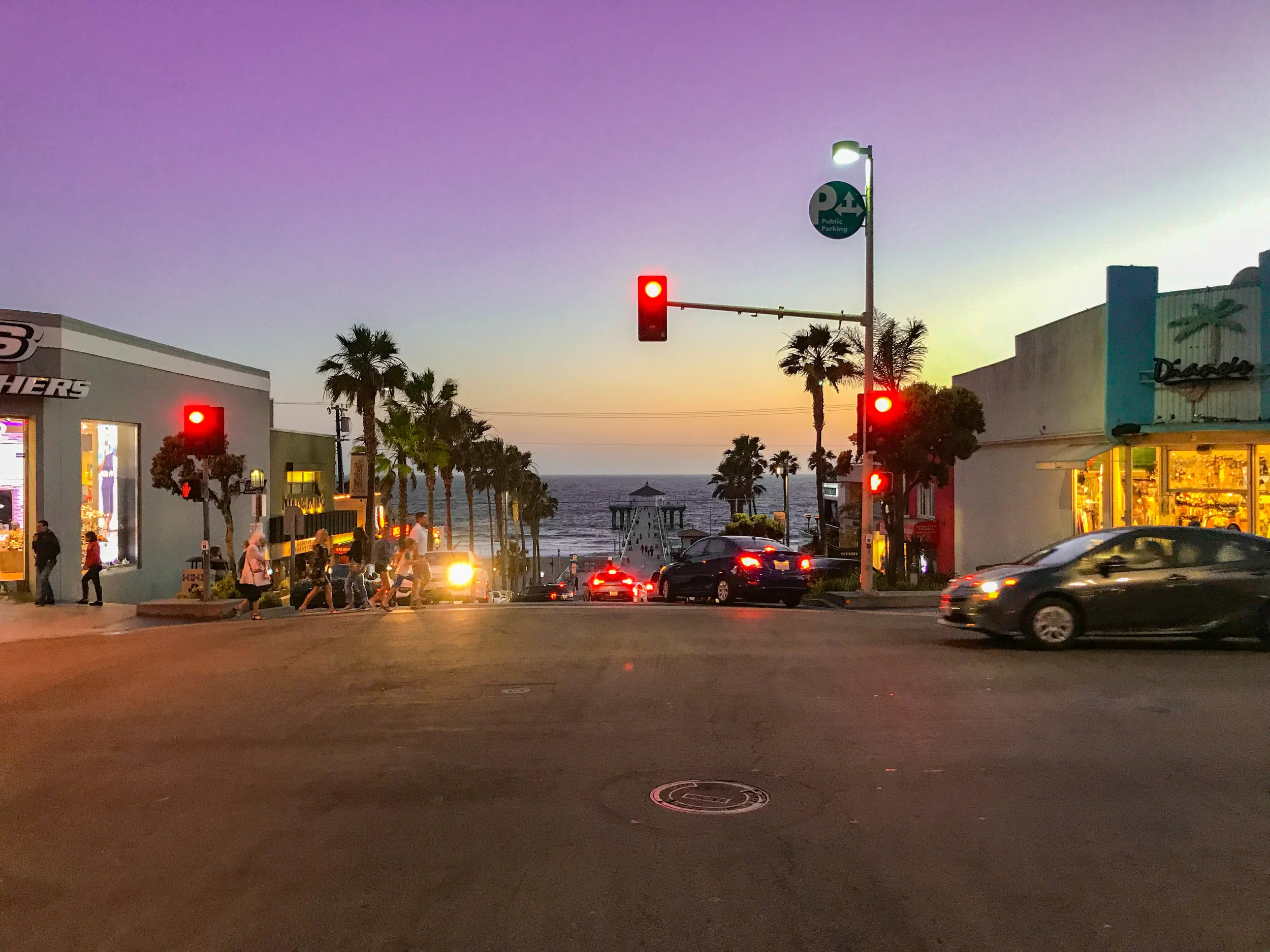 Sunset in Manhattan Beach