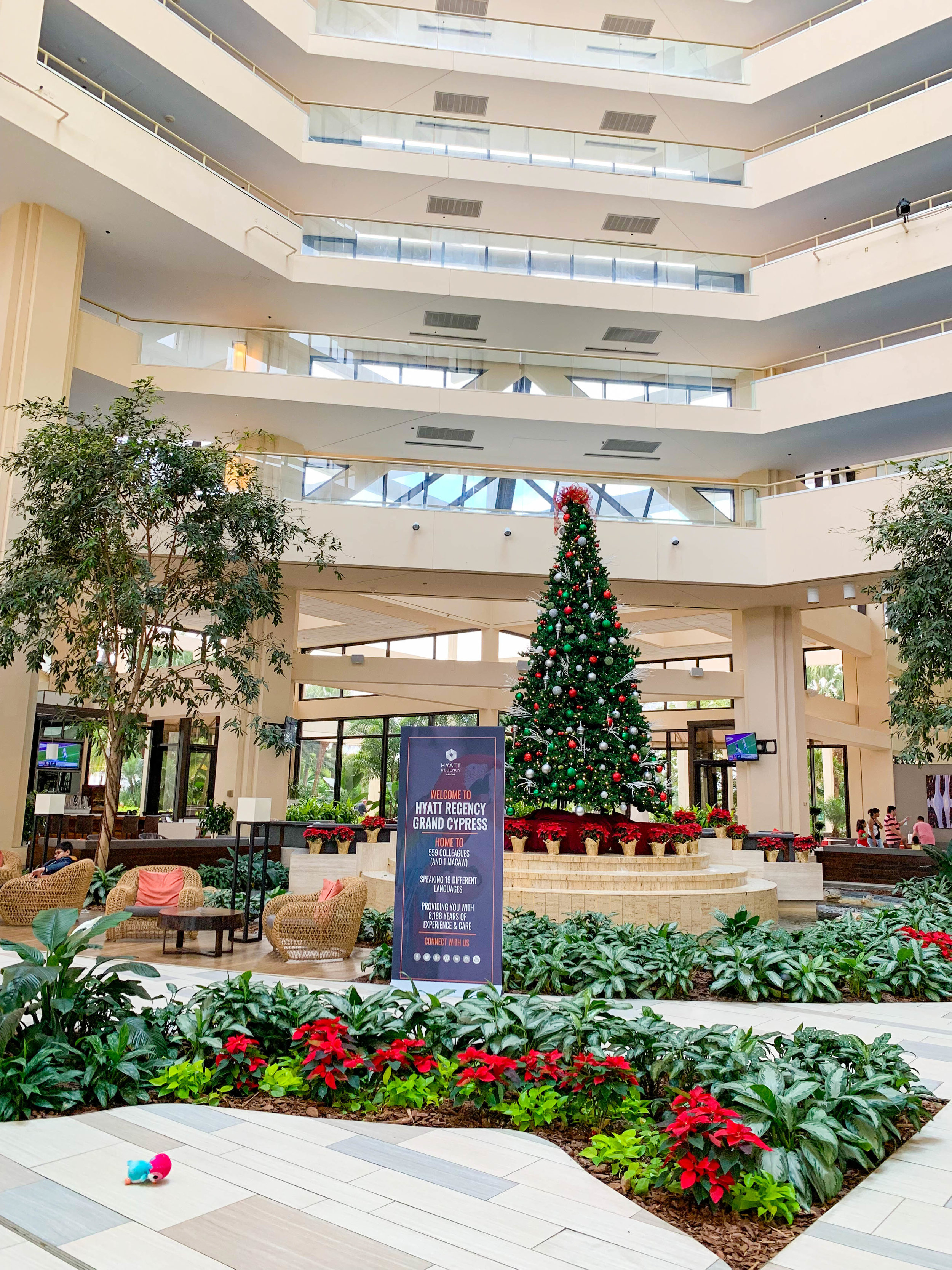 Lobby at the Hyatt Regency Grand Cypress Orlando Florida