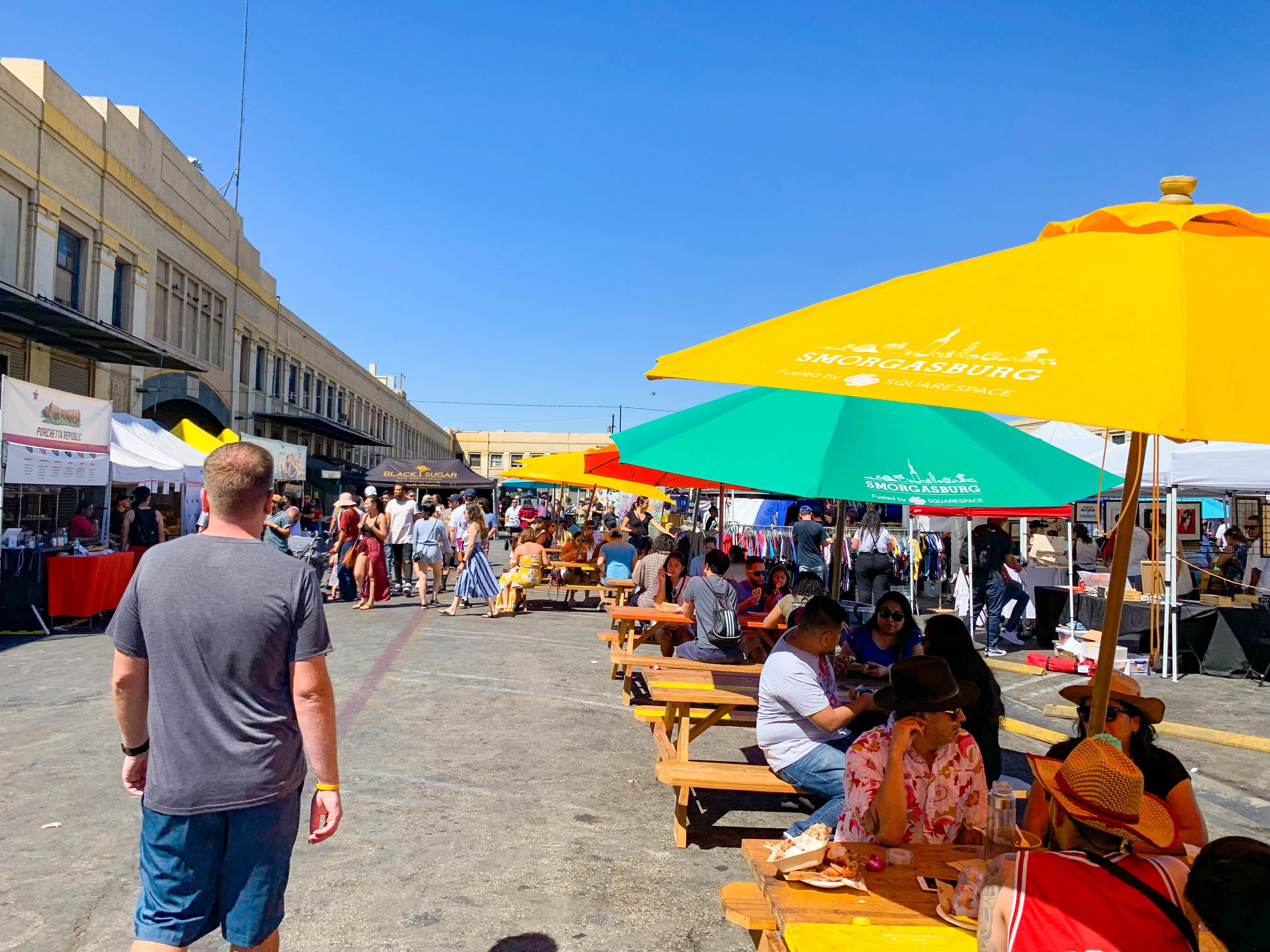 What a typical Sunday looks like at Smorgasburg LA