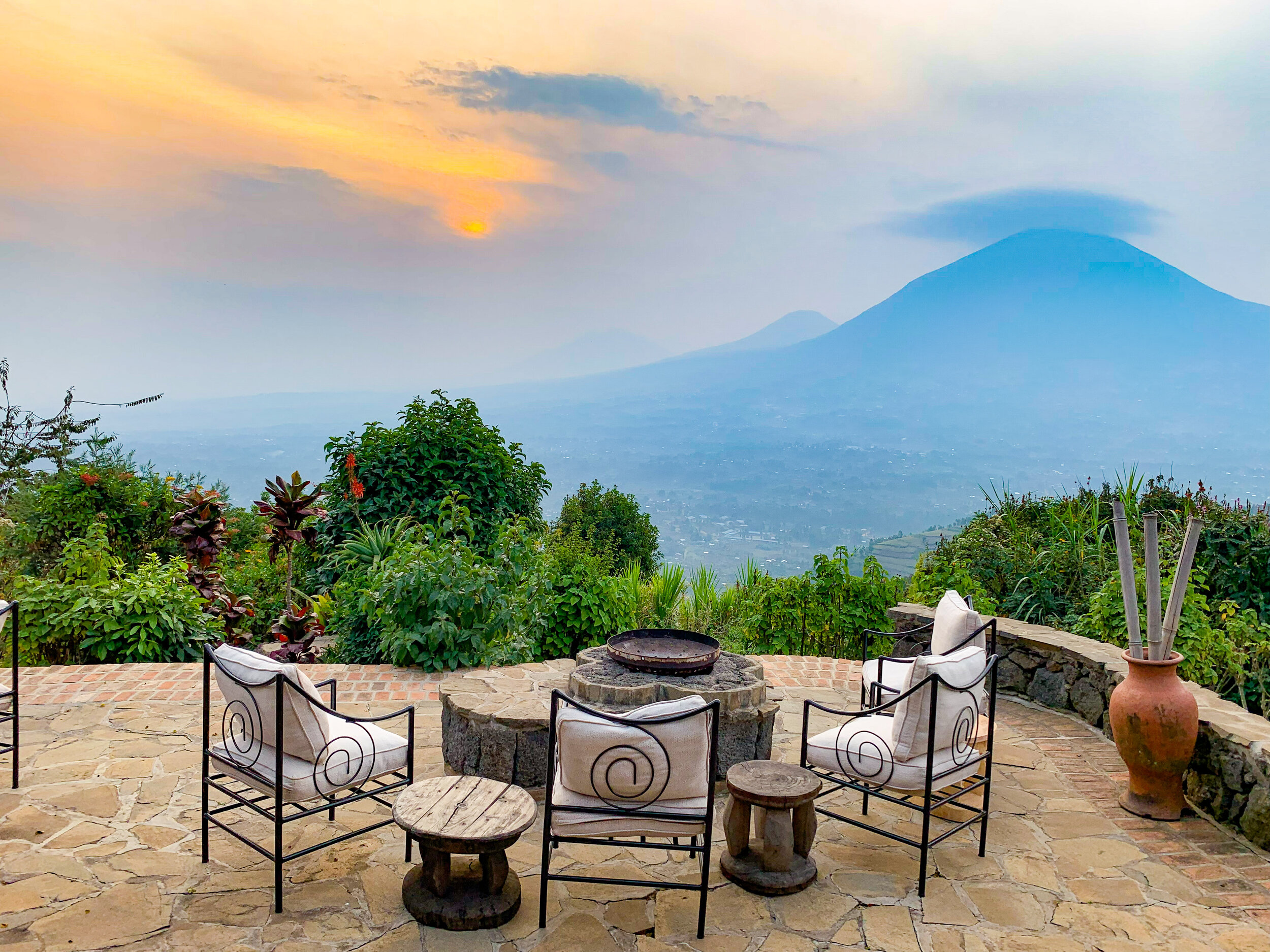 Virunga Lodge views