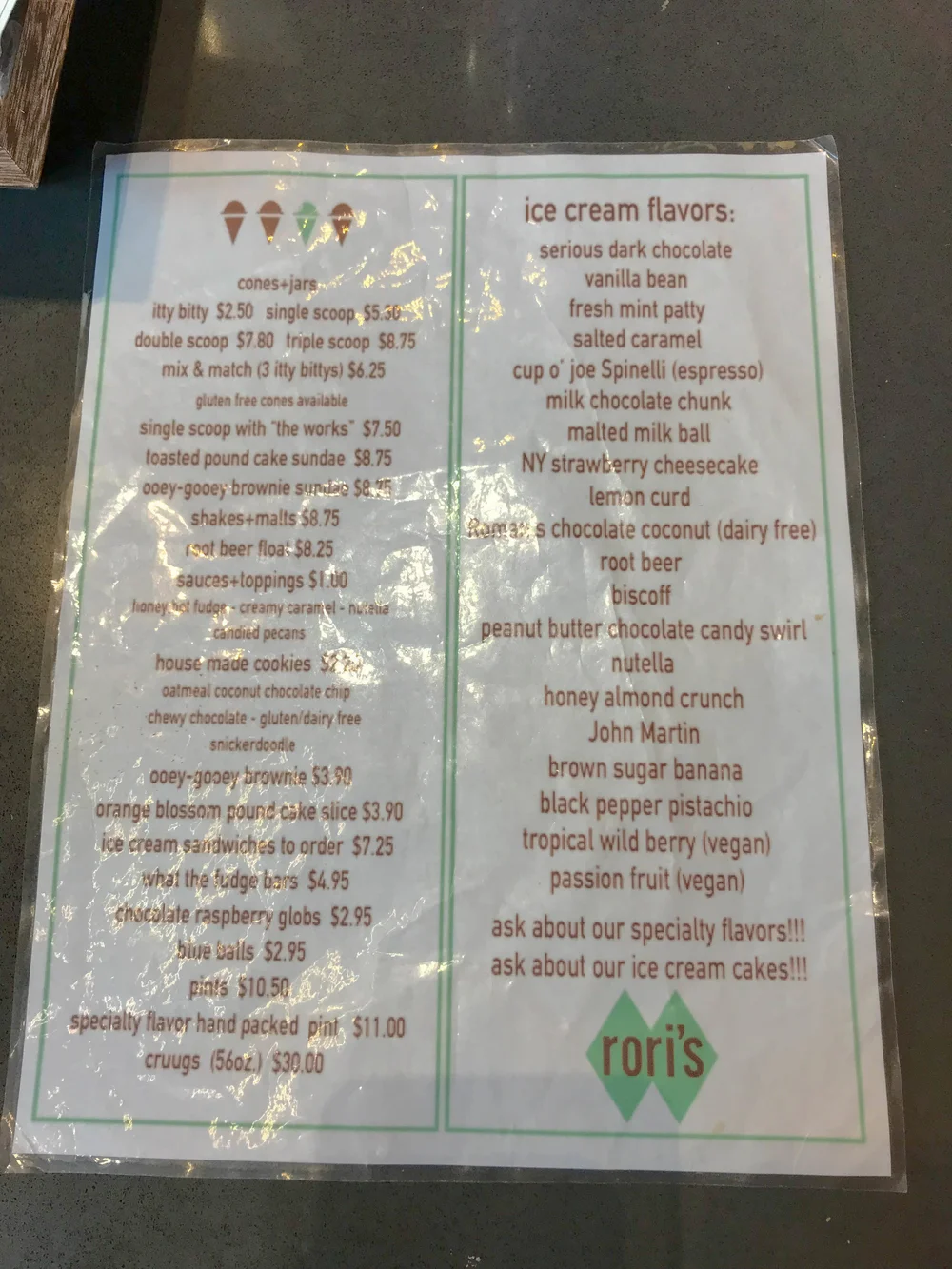 Ice Cream Review: Rori’s Artisanal Creamery - Great Ice Cream in Los ...