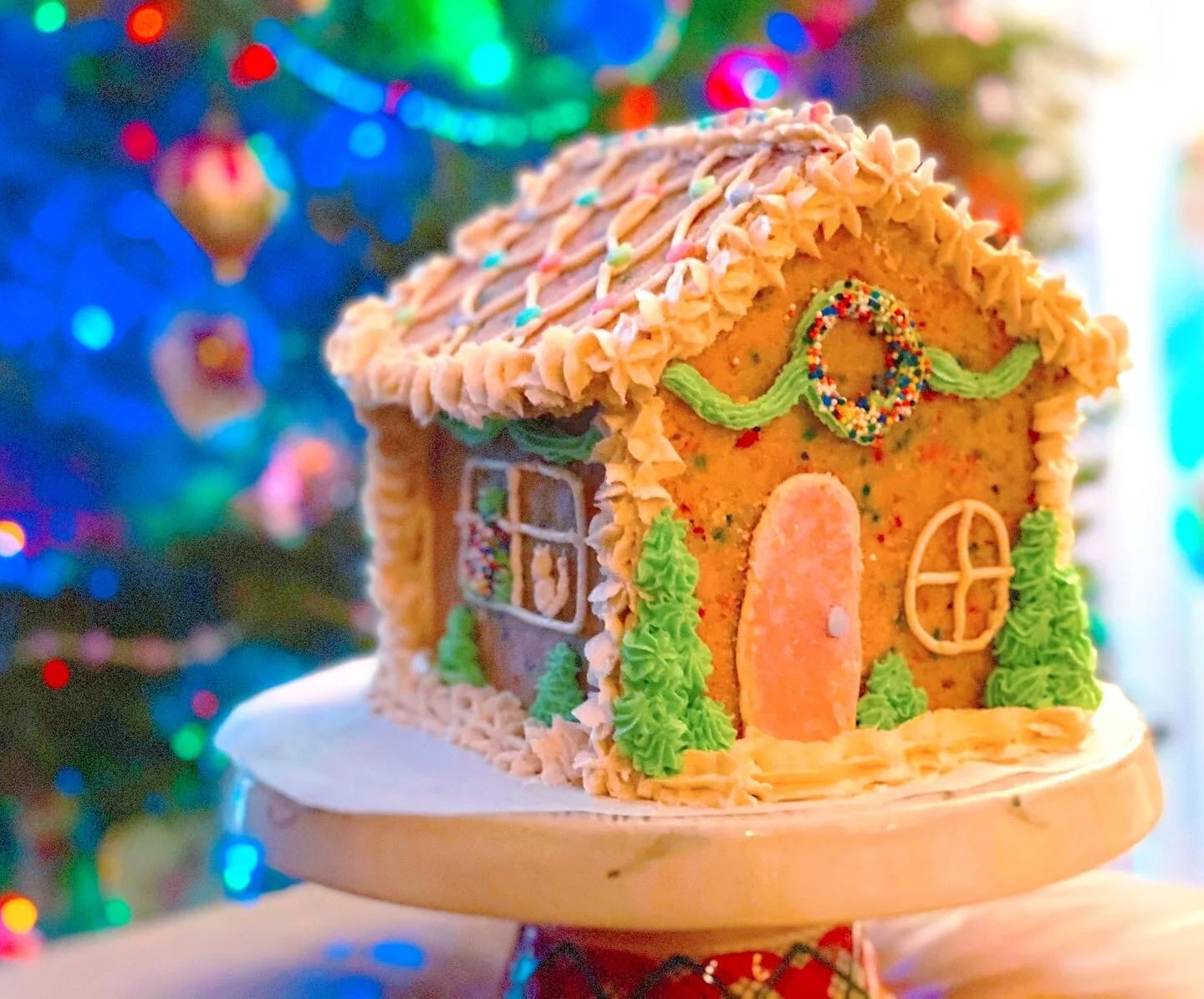 How to Make a Sugar Cookie Gingerbread House (Recipe and Template included)