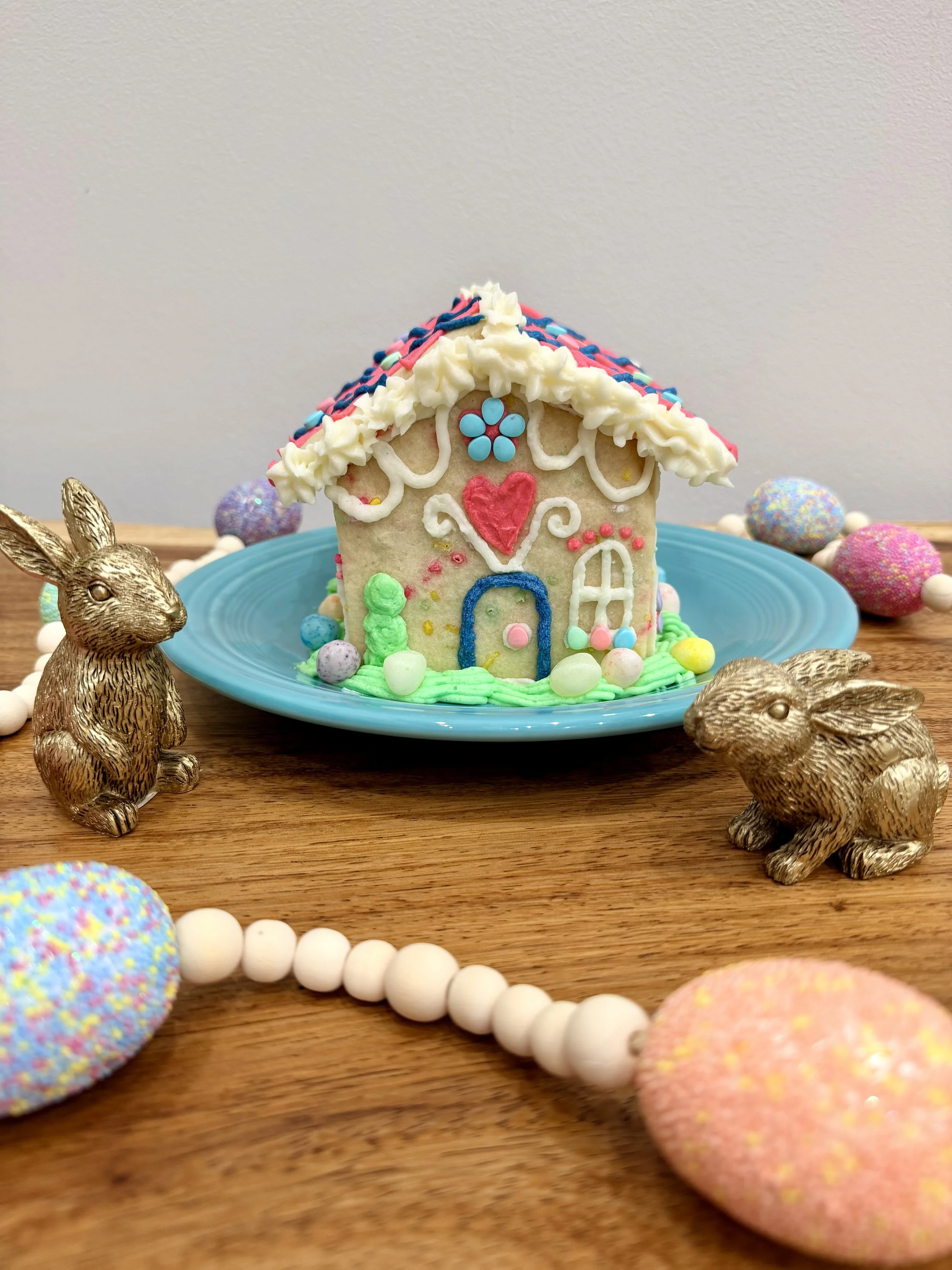 Easter Sugar Cookie House (Easy Spring Bunny Cottage)