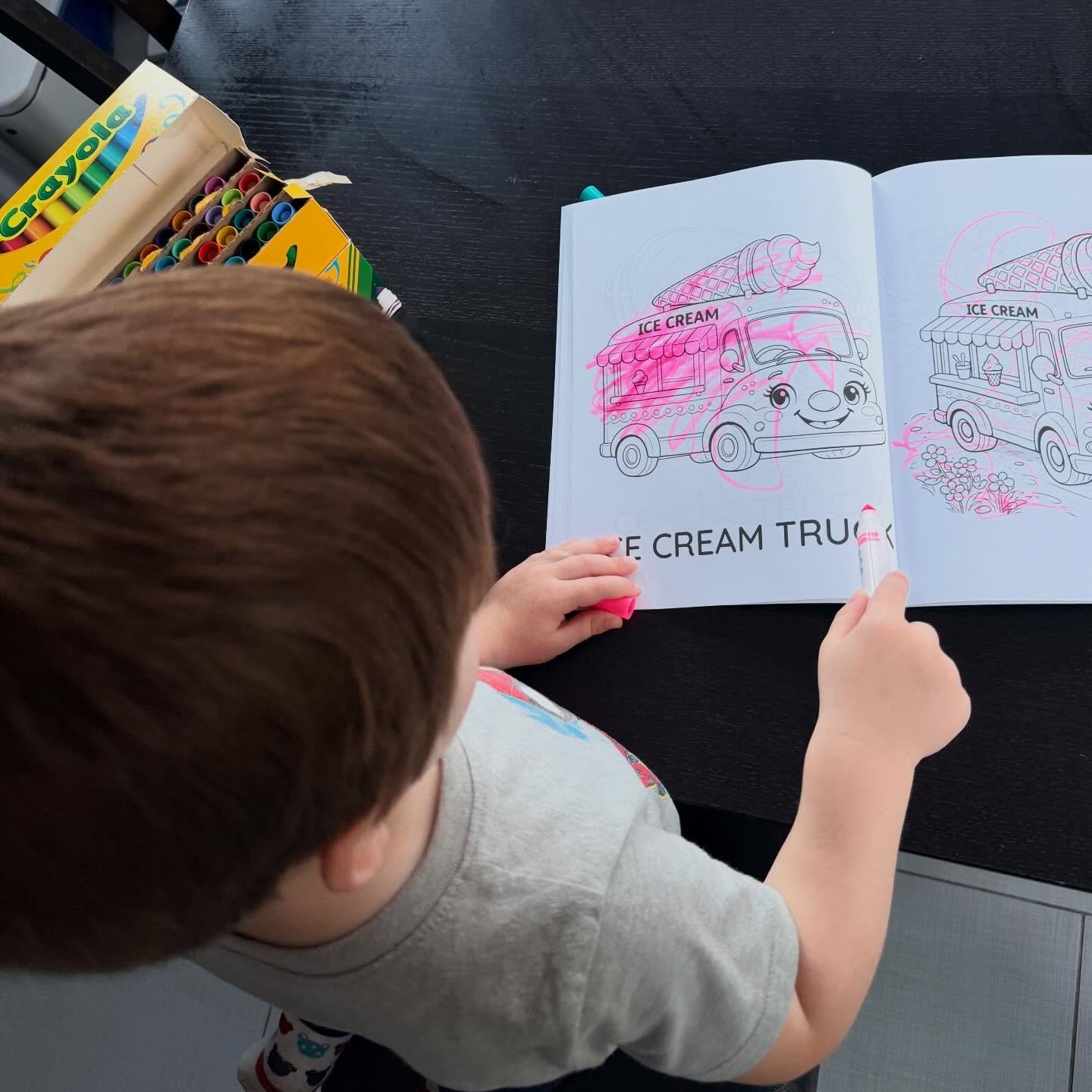 🚜 I love painting and coloring with my boys. It&rsquo;s always fun to see what color they pick or what creative design they come up with! 🎨

Watching them get excited about something so simple reminded me how much kids love screen-free creativity. 