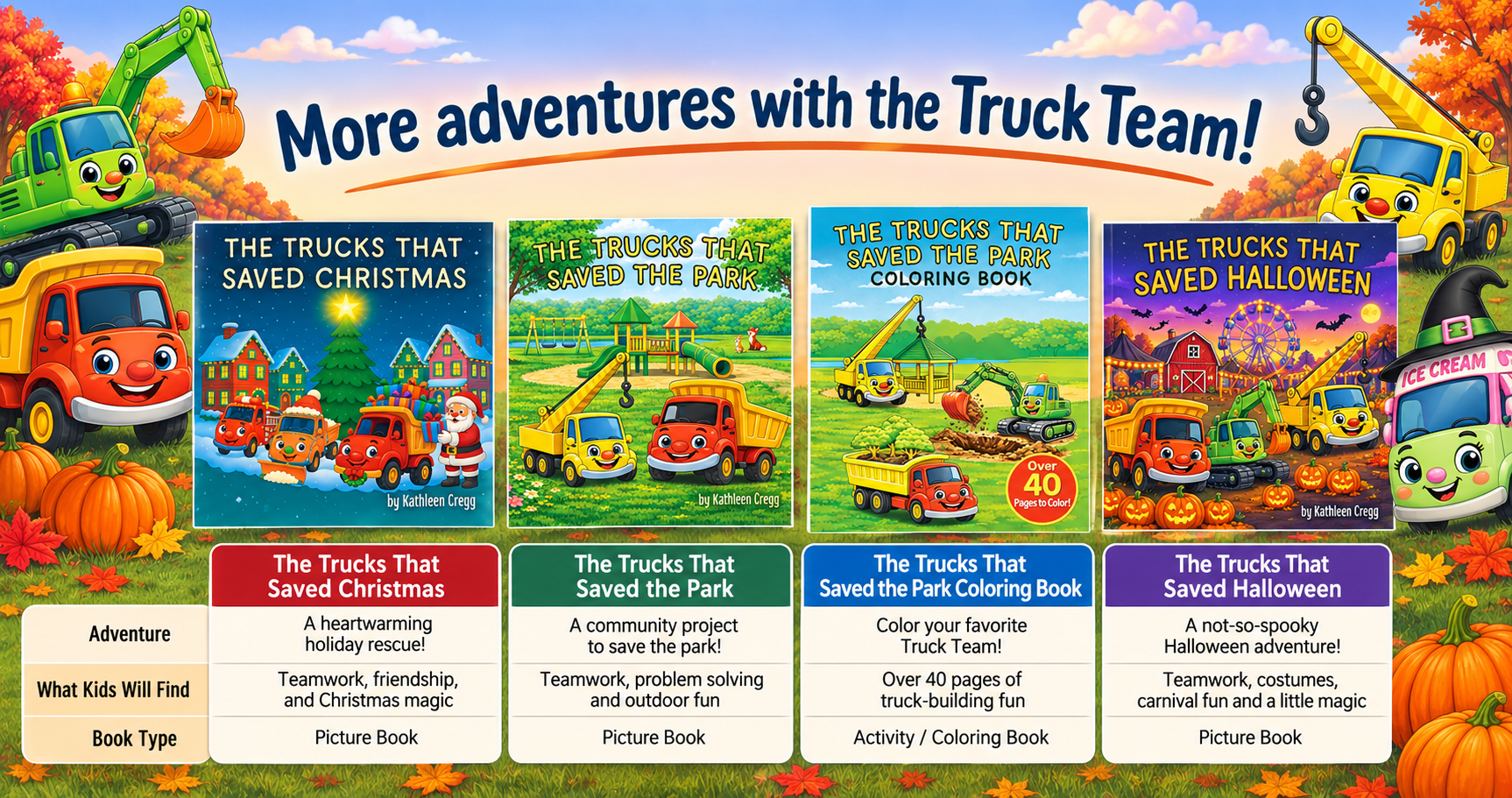 The Trucks that Saved Series and Activity Books