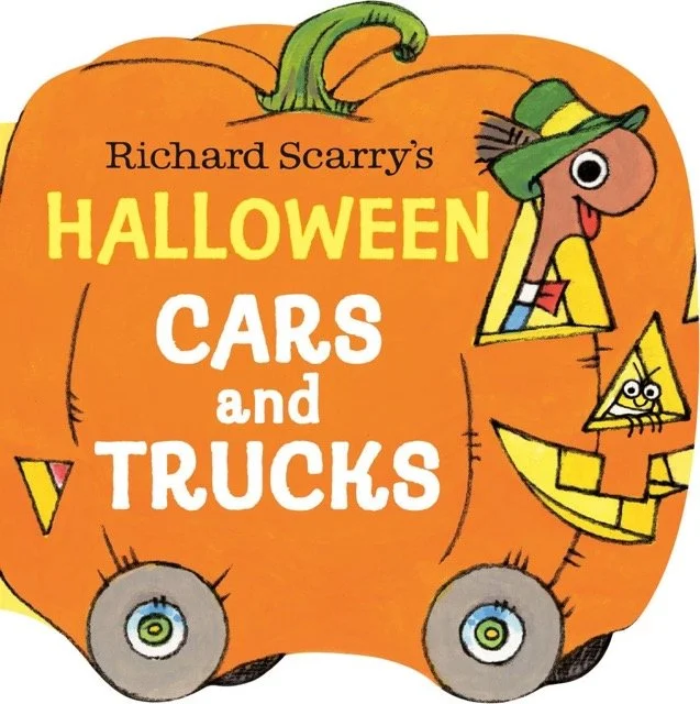 Richard Scarry’s Halloween Cars and Trucks book cover