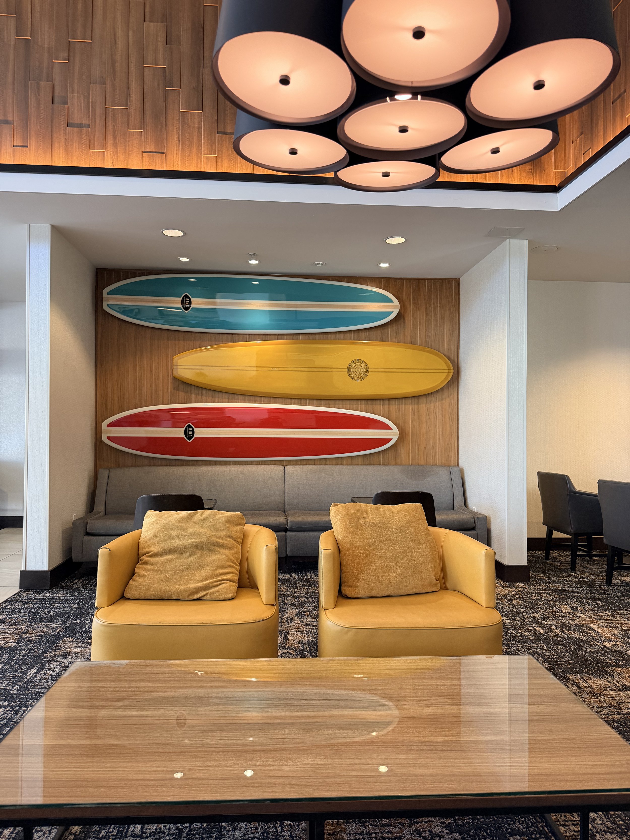 Hyatt Place Santa Cruz Lobby is great to lounge in