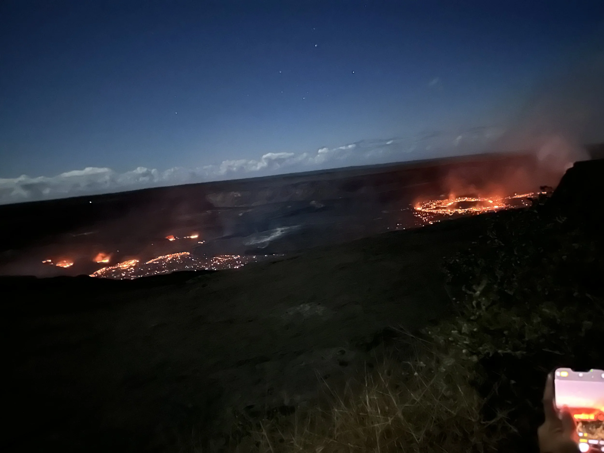 Mauna Kea Volcano Eruption on the Big Island - you must see the lava glow at night