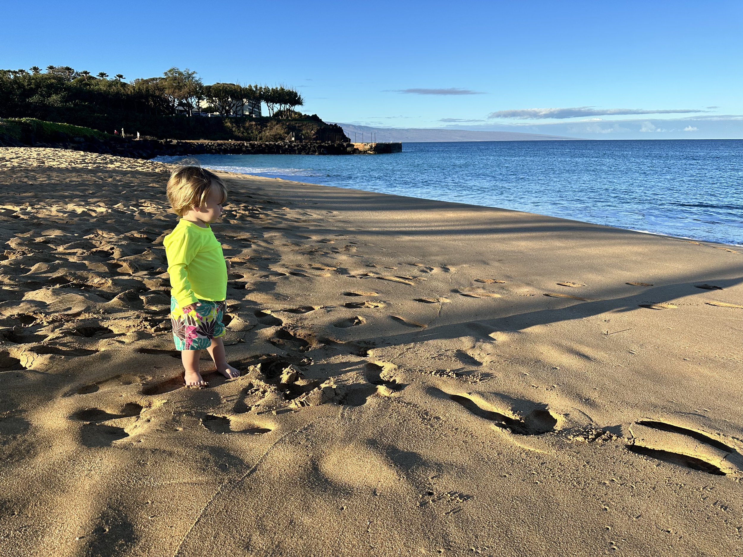 Airport Beach is a great beach in Maui for toddlers