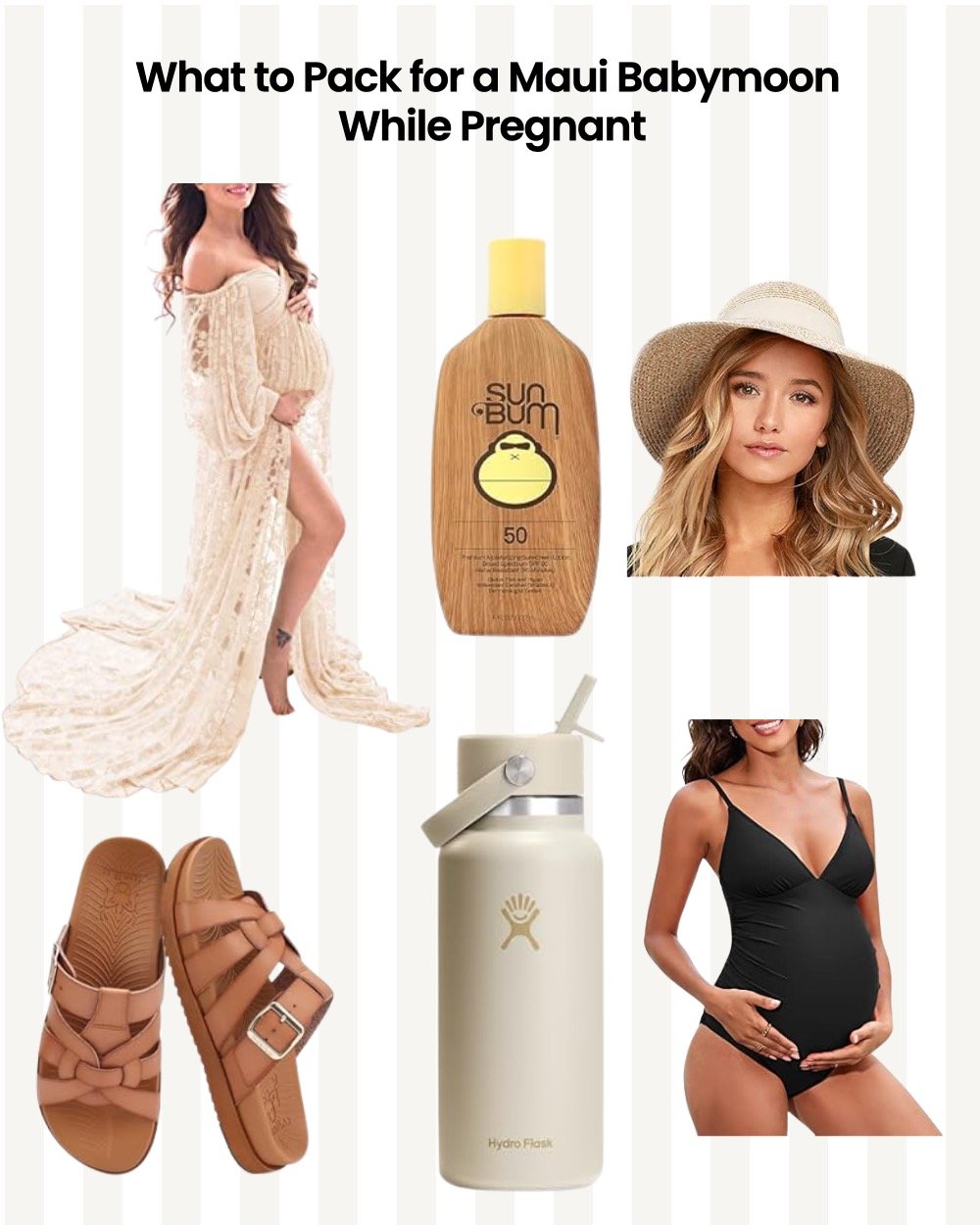 Maui Babymoon Packing list essentials on Amazon