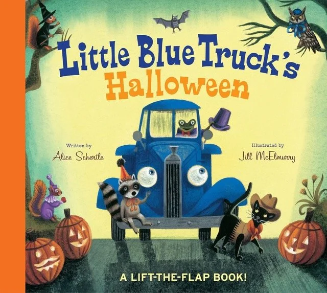 Little Blue Truck's Halloween Lift-the-flap halloween book