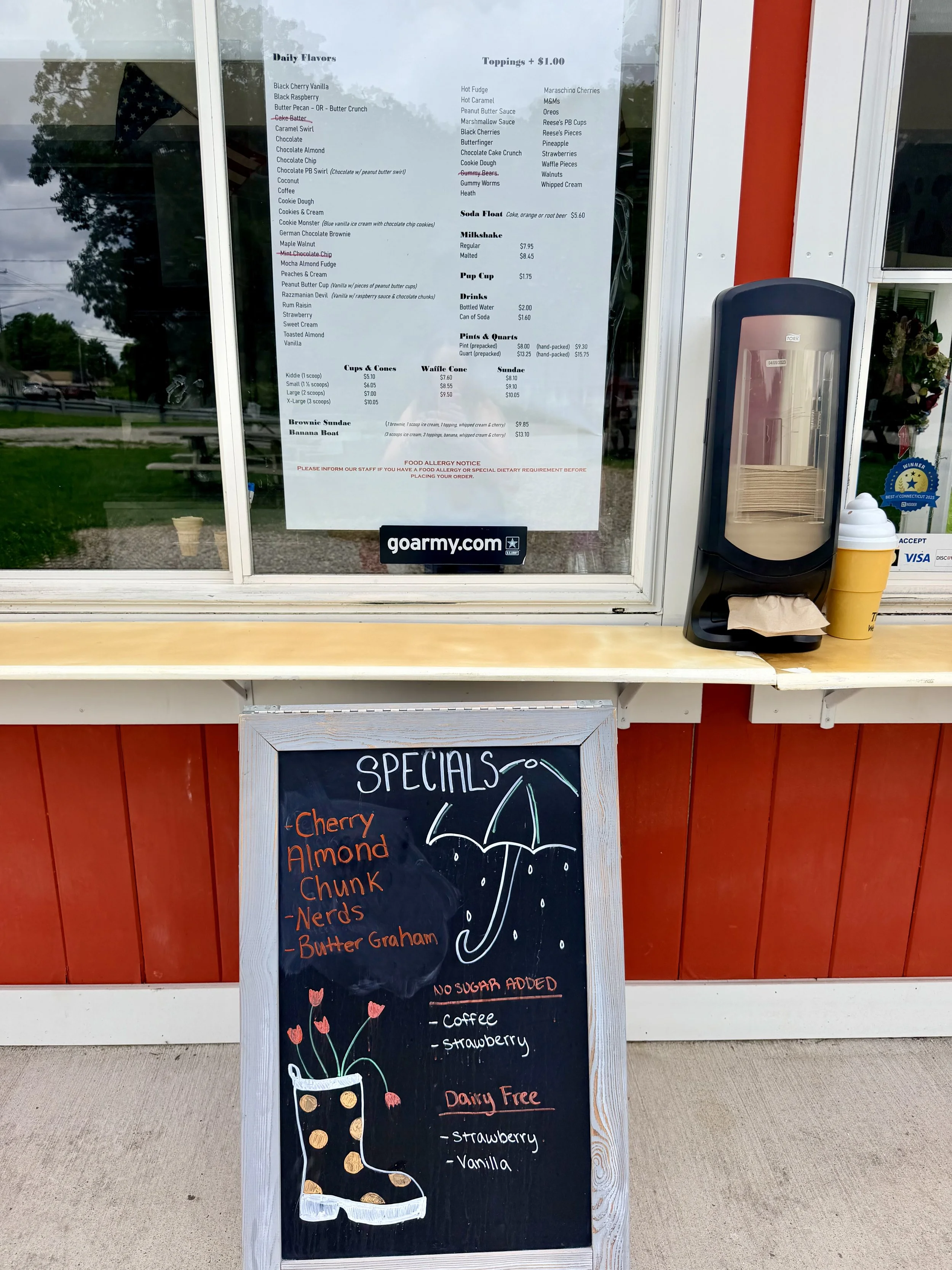 Rich Farm menu and specials at Middlefield location