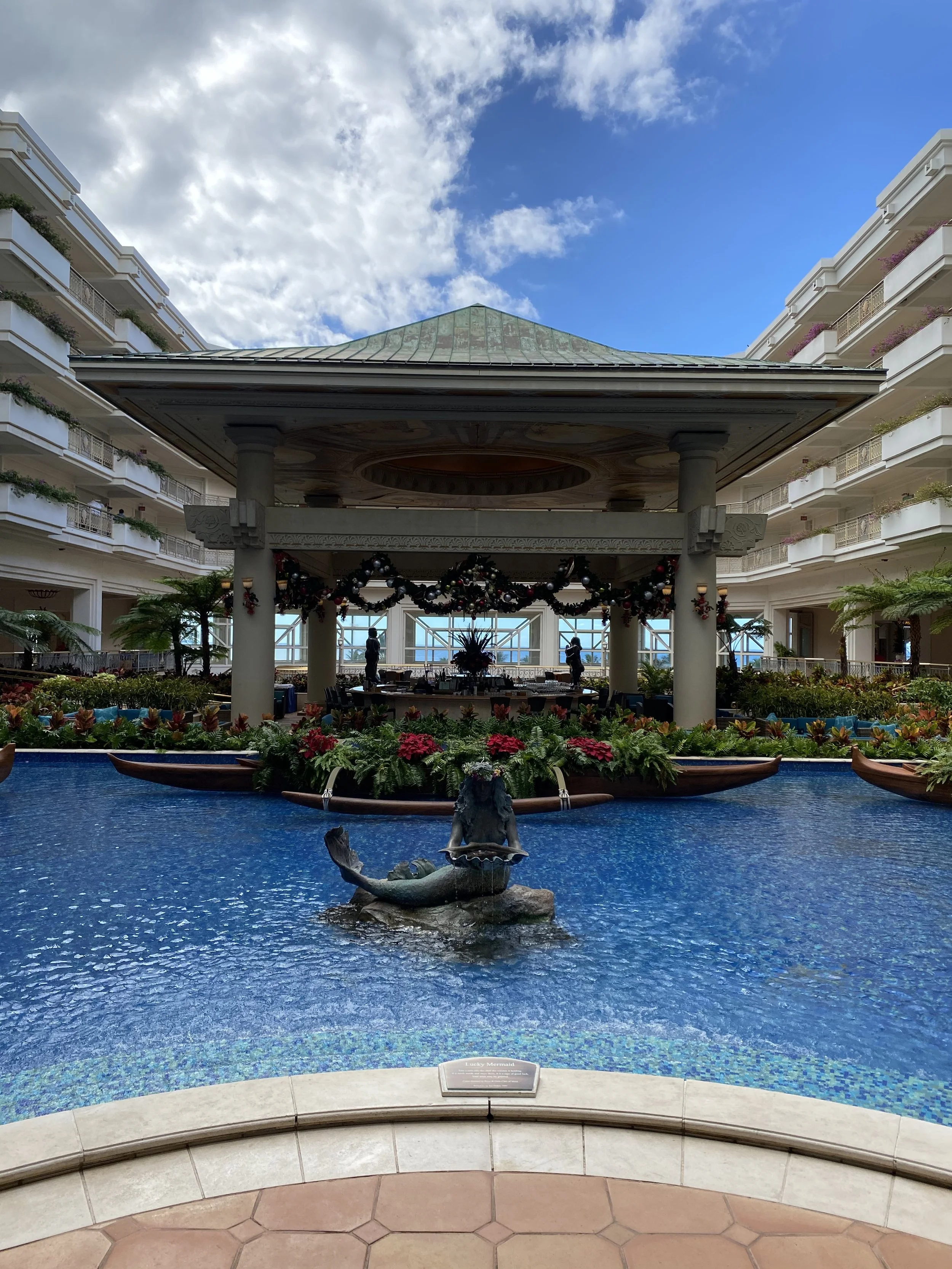 Grand Wailea Mermaid Fountain in Maui, Hawaii