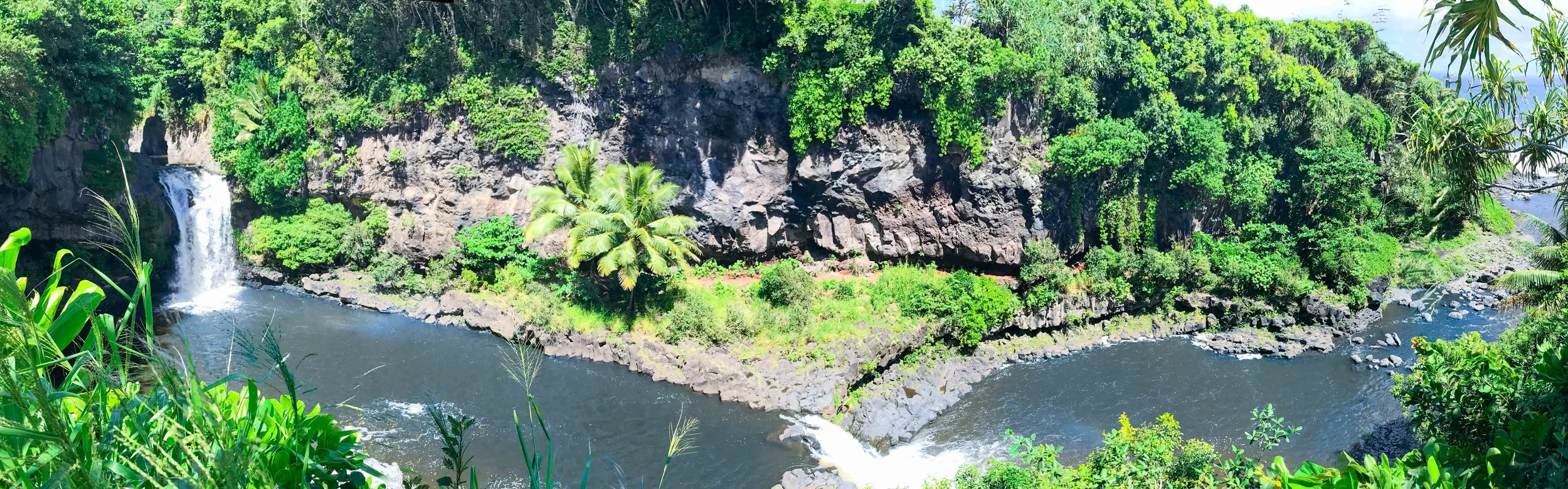 A scenic view of the Ohe’o Gulch, also known as the Seven Sacred Pools, in the Kipahulu District of Haleakalā National Park, Maui.