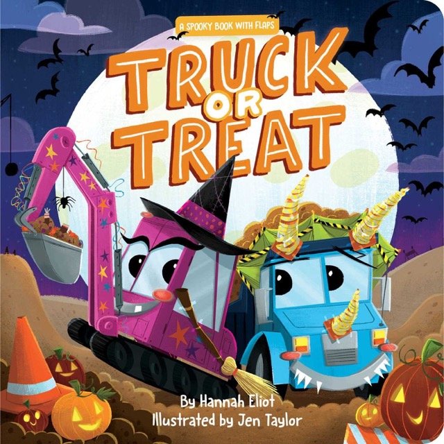 Truck or Treat preschool Halloween book