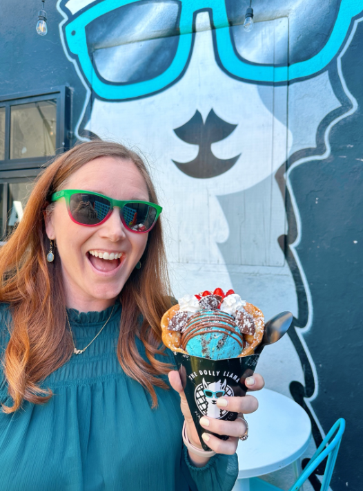 Dolly Llama Waffle Cone deals for Ice Cream Day