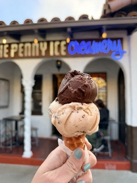 Penny ice creamery ice cream cone