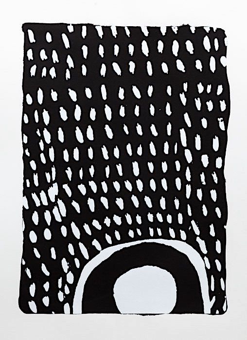  Renita Bidd, Untitled, silkscreen print on BFK Rives, 45 x 70cm, 2016. 