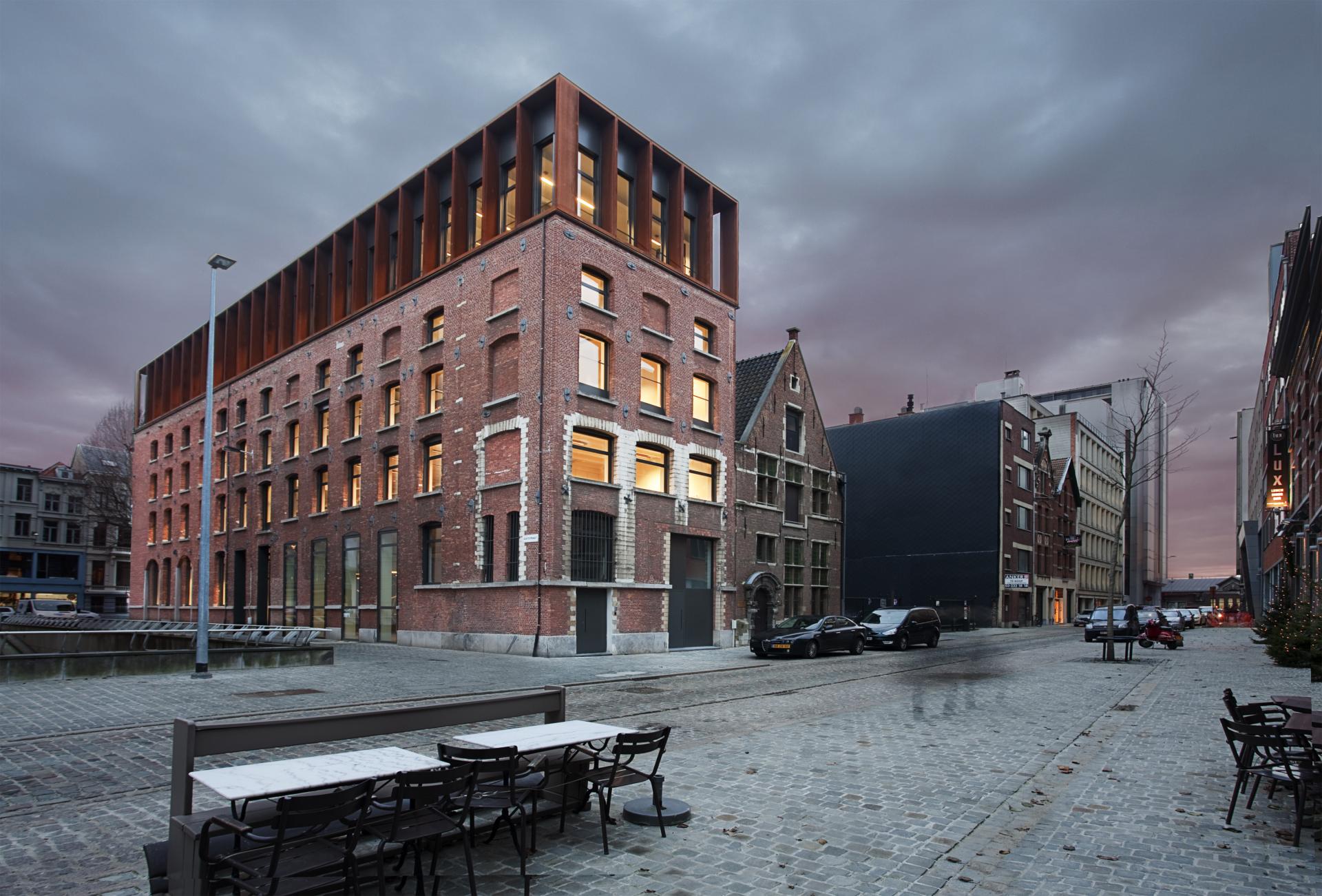 Kendall Office Building by STRAMIEN, Antwerp, Belgium / photo: STRAMIEN, Evelien Boonen on www.stramien.be