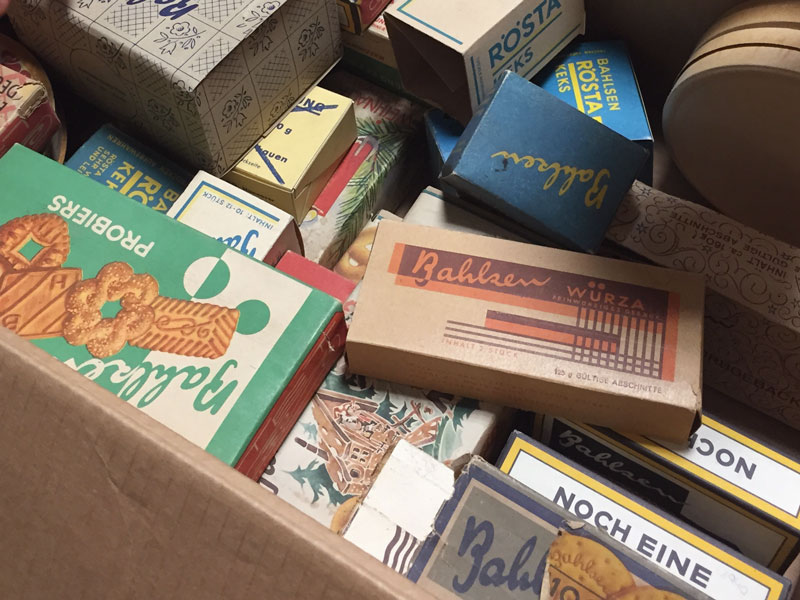 Going through Bahlsen’s 129 year old archive!
