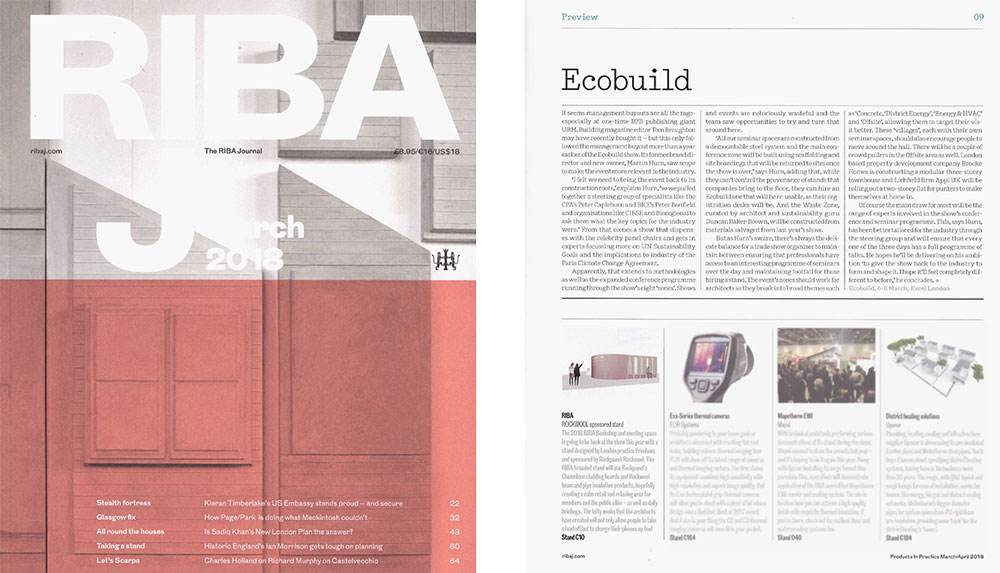 Get your RIBAJ and check the feature on the RIBA Bookshop and Meeting Space.